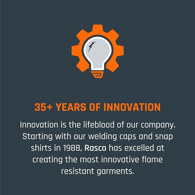 Rasco FR Uniform Shirt - Flame Resistant Workwear for Men & Women | OSHA Compliant Safety Shirts for Electricians, Mechanics & Industrial Workers