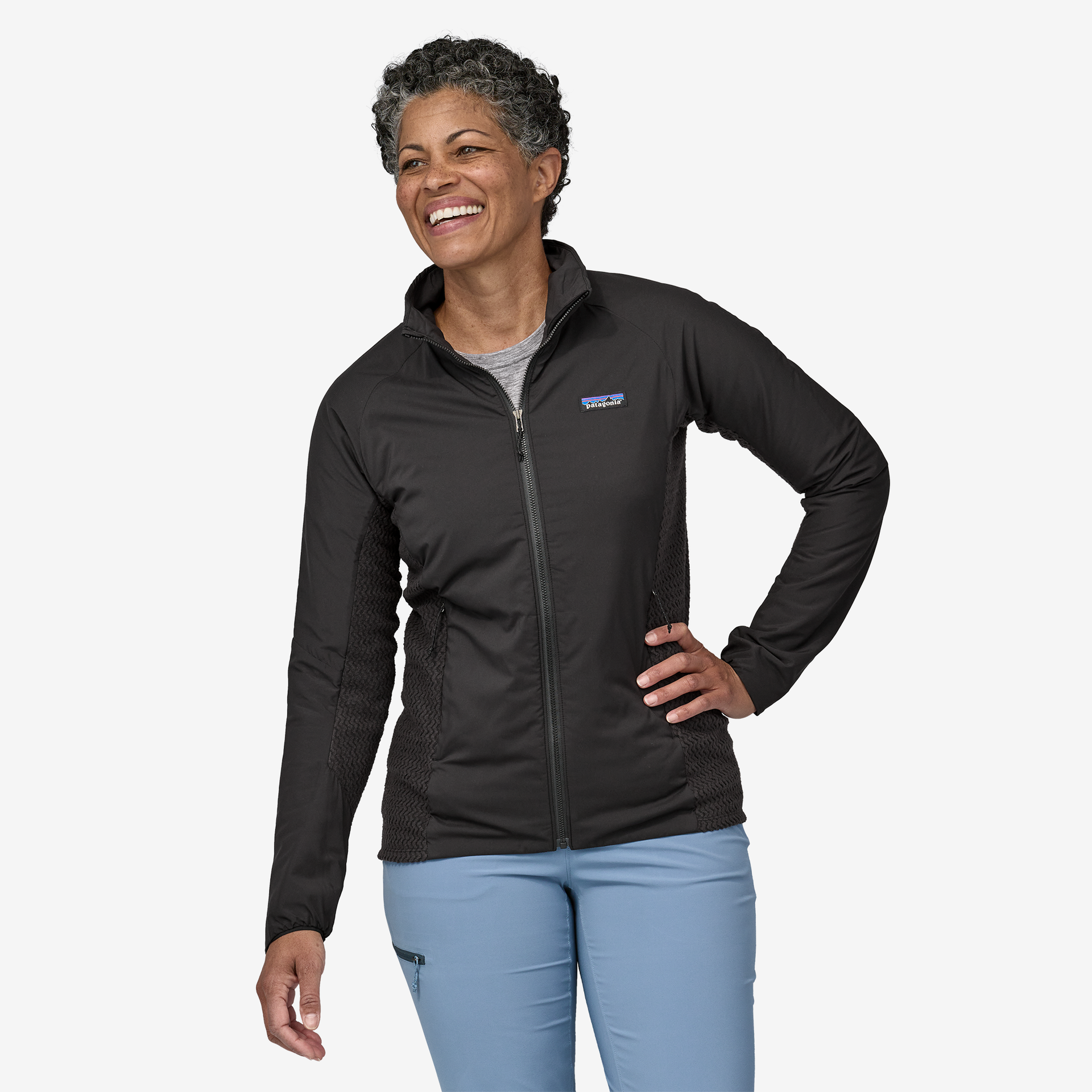 Women's Nano Air® Light Hybrid Jacket - Breathable Water-Resistant Outdoor Jacket for Hiking, Running & Travel