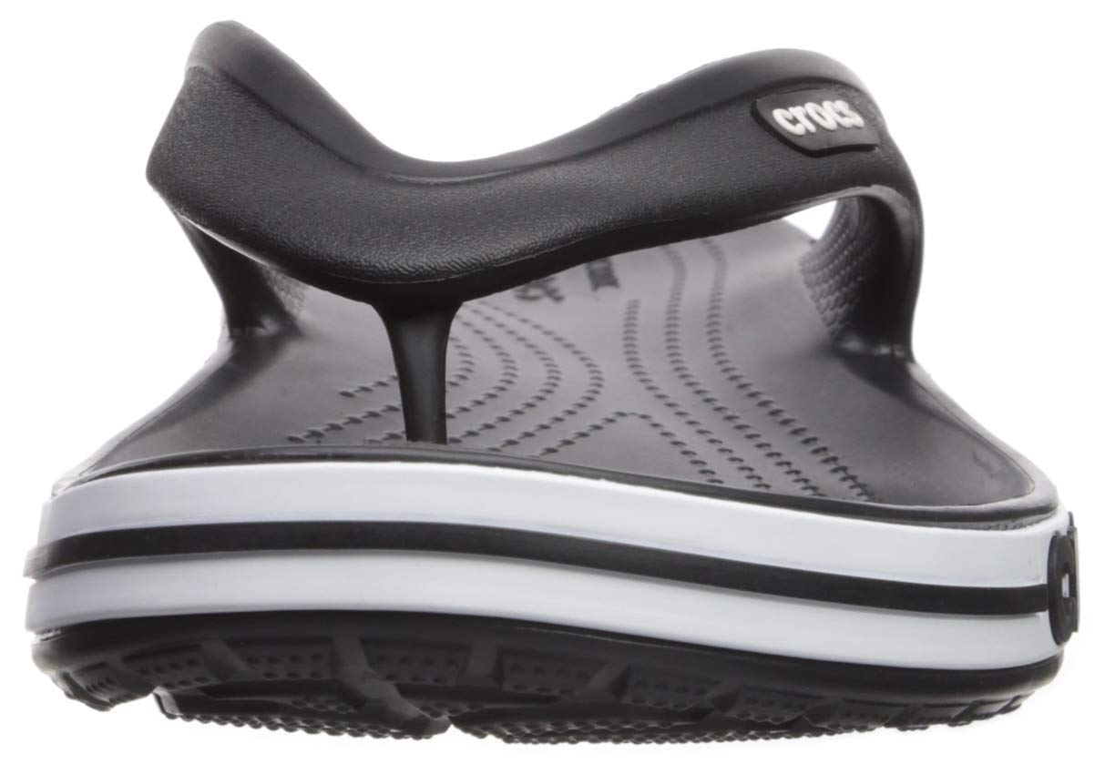 Crocs Unisex Bayaband Flip Flops - Comfortable Casual Sandals & Shower Shoes for Men and Women | Perfect for Beach, Pool, and Home Use