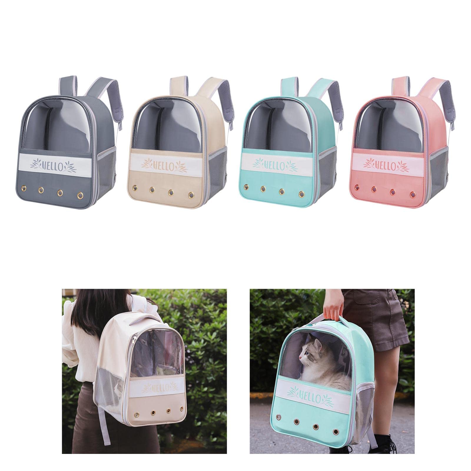 **Enakshi Durable Pet Carrier Backpack for Dogs & Cats – Soft Travel Tote Bag for Small Pets, Rabbits – Lightweight & Comfortable (Gray) – Perfect for Air Travel, Hiking, Vet Visits & Outdoor Adventures**