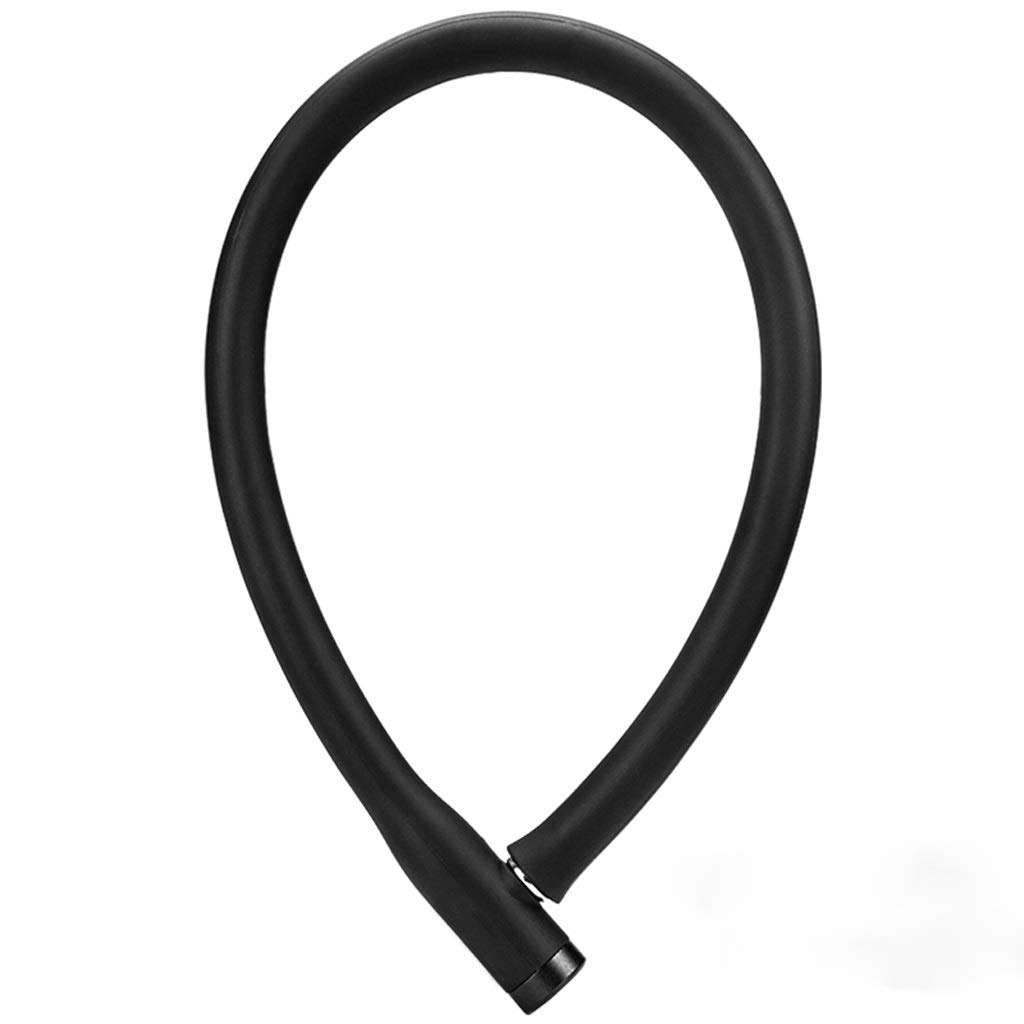 Cerraduras de Bicicleta Antirrobo Portátil 780mmx20mm para Montaña y Exterior - Ideal para Ciclismo Urbano, Viajes y Estacionamiento en la Calle (Color Negro)