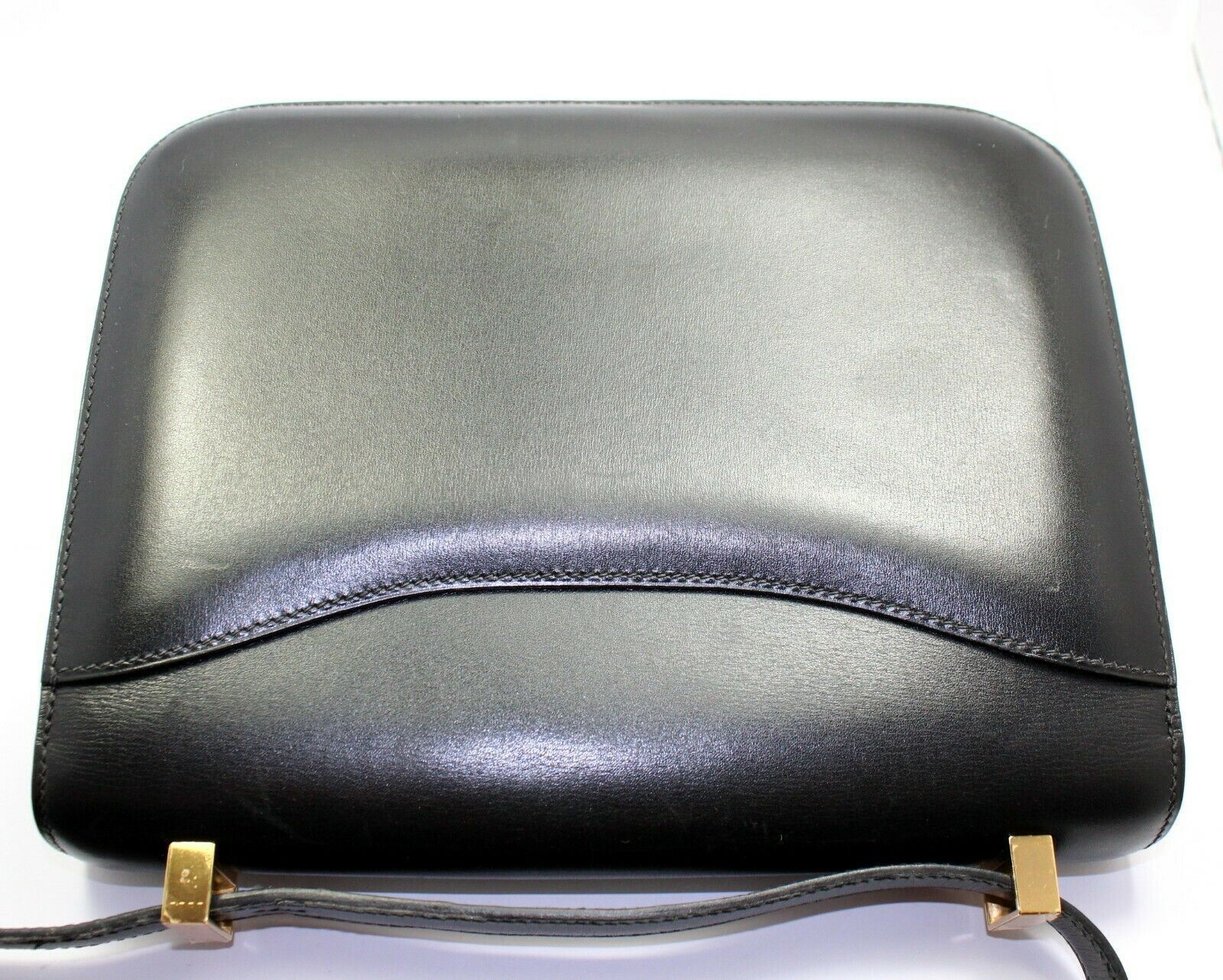Authentic Hermes 23cm Black Box Leather GHW Constance Handbag - Luxury Designer Crossbody Bag for Women, Perfect for Parties, Dating & Special Occasions