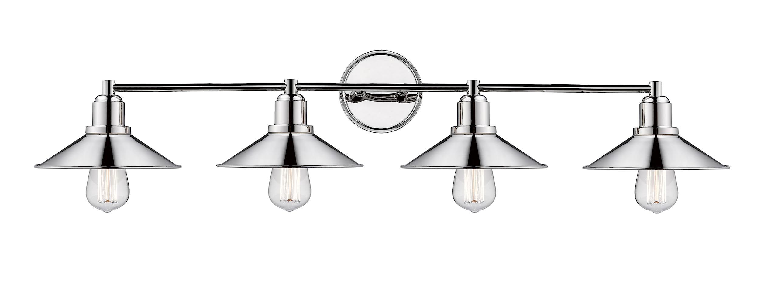 Z-Lite 613-4V-OB 4-Light Bathroom Vanity Light Fixture in Olde Bronze Finish - Perfect for Modern Bathroom, Powder Room & Dressing Area Lighting