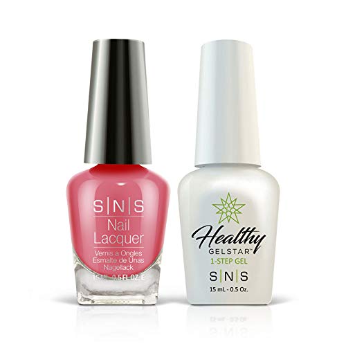 SNS Nails Duo Set - Nail Polish & UV Gel Kit #DS07 | Professional Manicure & Pedicure for Salon & Home Use