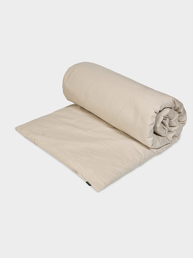 Premium Long Cotton Yoga Futon Zabuton - Thick Meditation Floor Mat for Home Studio, Yoga, Pilates & Relaxation - Ideal for Zen Decor, Meditation Cushion & Comfortable Seating