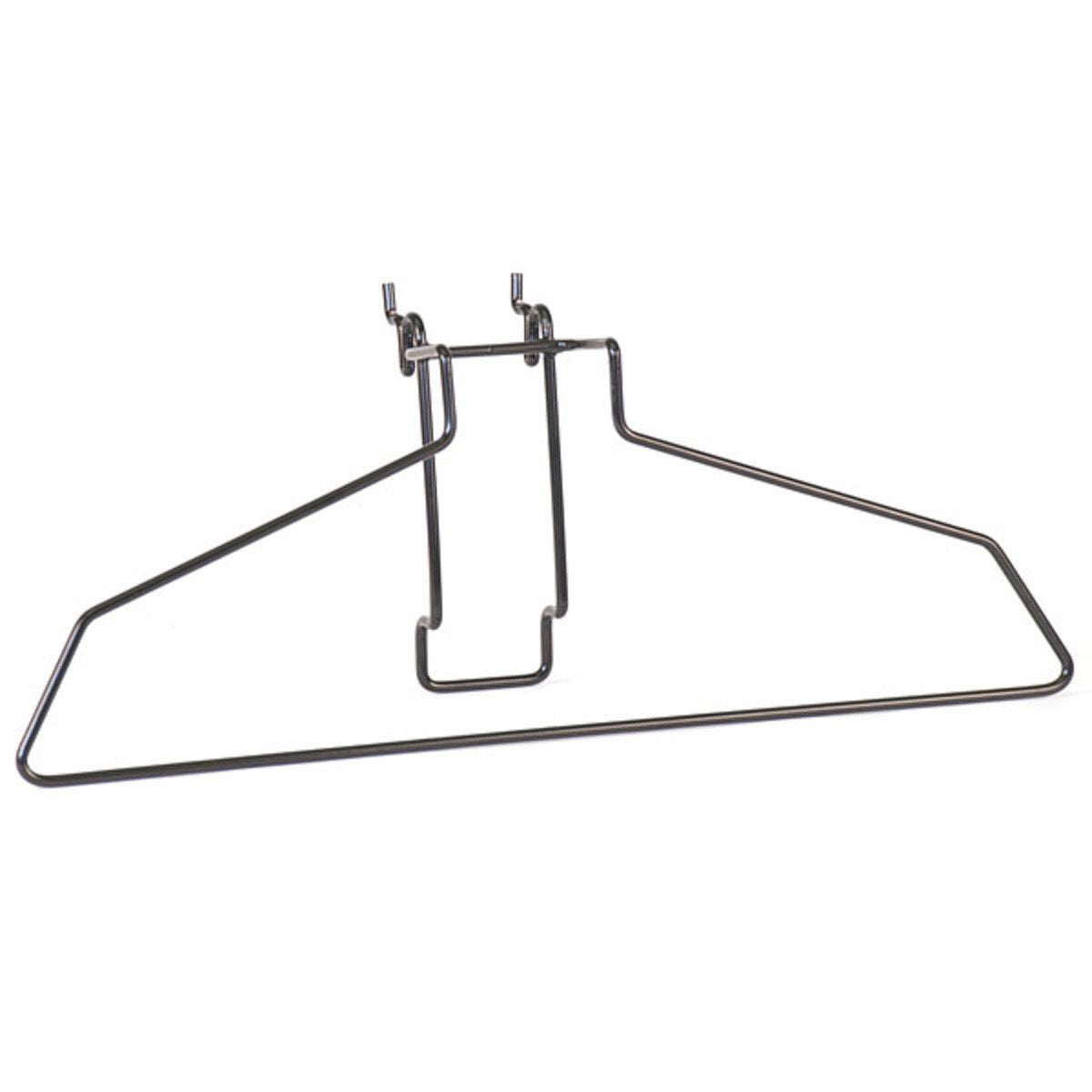 Universal 17-Pack Heavy Duty Clothes Hangers with Non-Slip Black Finish - Perfect for Closet Organization, Laundry Rooms & Travel Packing