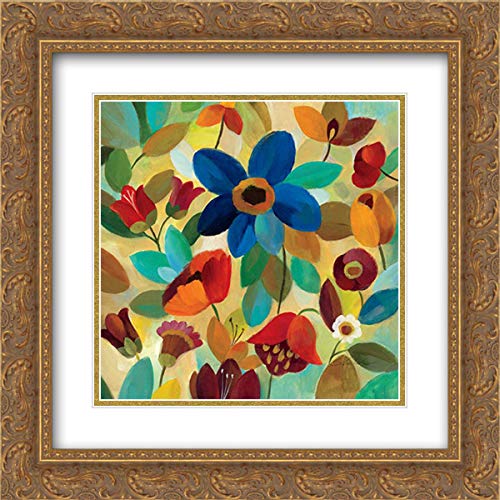 Gold Ornate Wood Frame with Double Matting