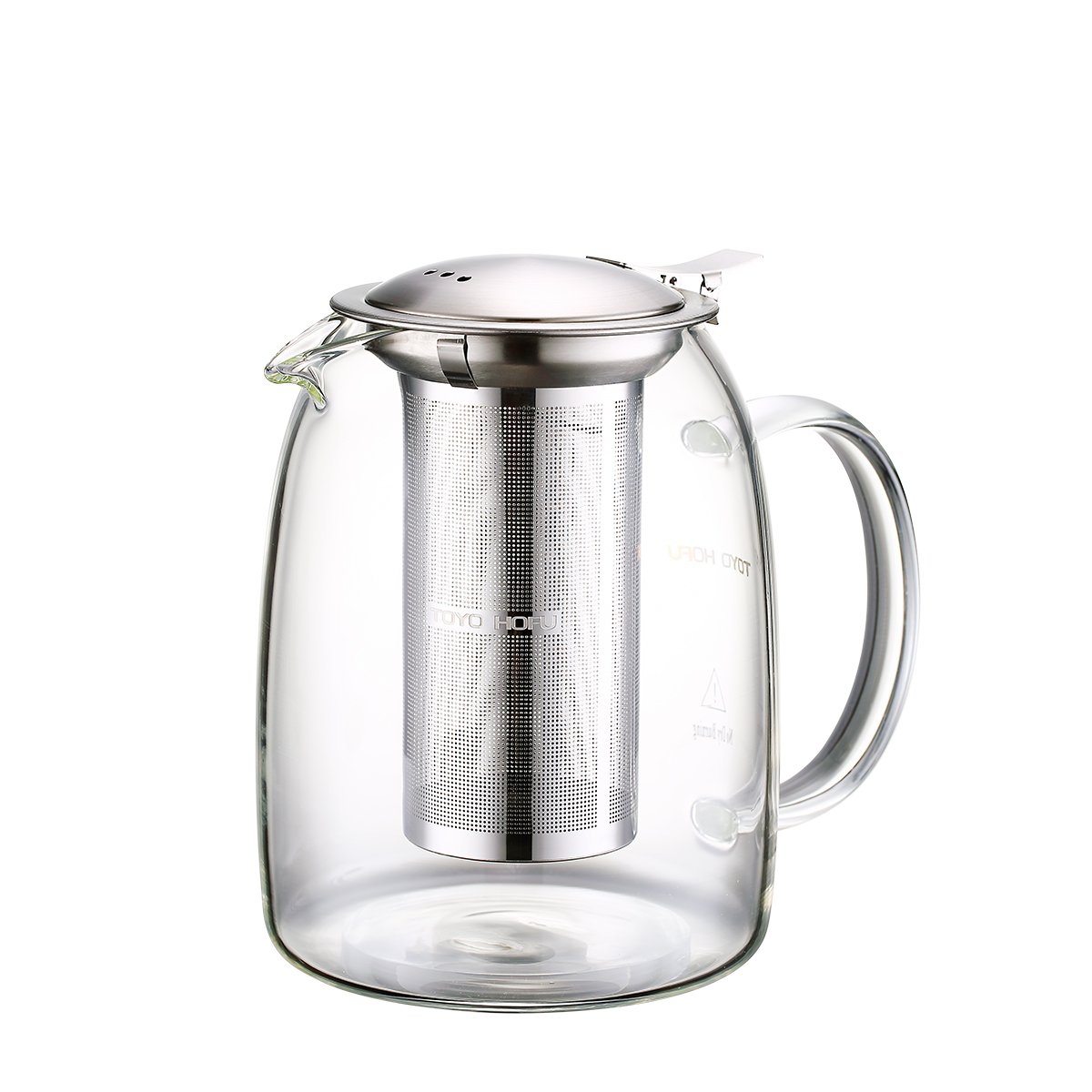 Premium Glass Teapot with Infuser & Lid - 1000ml/35oz Borosilicate Stovetop Safe Loose Leaf Tea Maker - Heat Resistant Clear Teapot for Tea Enthusiasts - Perfect for Home, Office & Gifting (Ideal for Green/Herbal Tea Brewing)