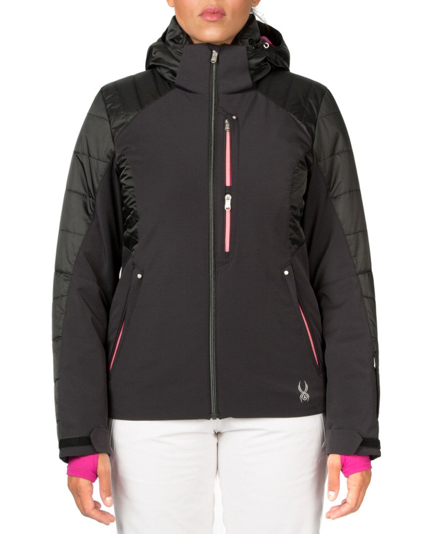 Spyder Women's Facyt Jacket - Waterproof Winter Ski Jacket for Women, Lightweight Insulated Snow Jacket with Hood - Perfect for Skiing, Snowboarding & Outdoor Winter Activities