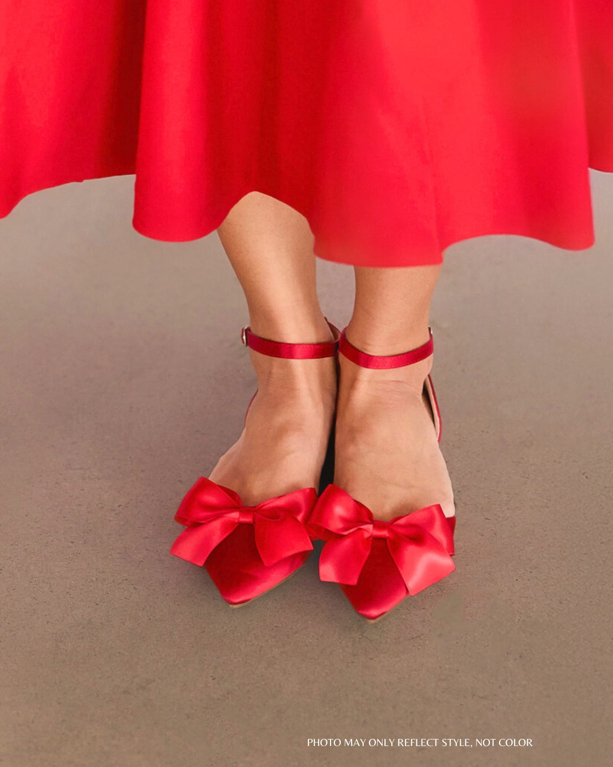 Elegant Pointed Toe Ballet Flats with Chic Satin Bow | Women's Dress Shoes for Work, Party & Special Occasions