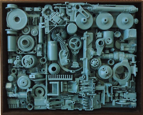 Ed Kent: Assemblage No. 8 - Unique Mixed Media Wall Art for Modern Home & Office Decor | Perfect for Living Rooms, Galleries & Creative Spaces
