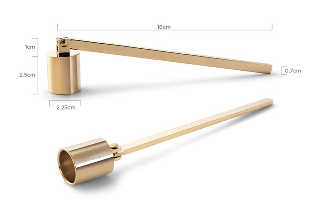 Premium Black Candle Snuffer - Safe & Easy Candle Wick Extinguisher for Home, Church & Spa - Perfect for Aromatherapy & Relaxation