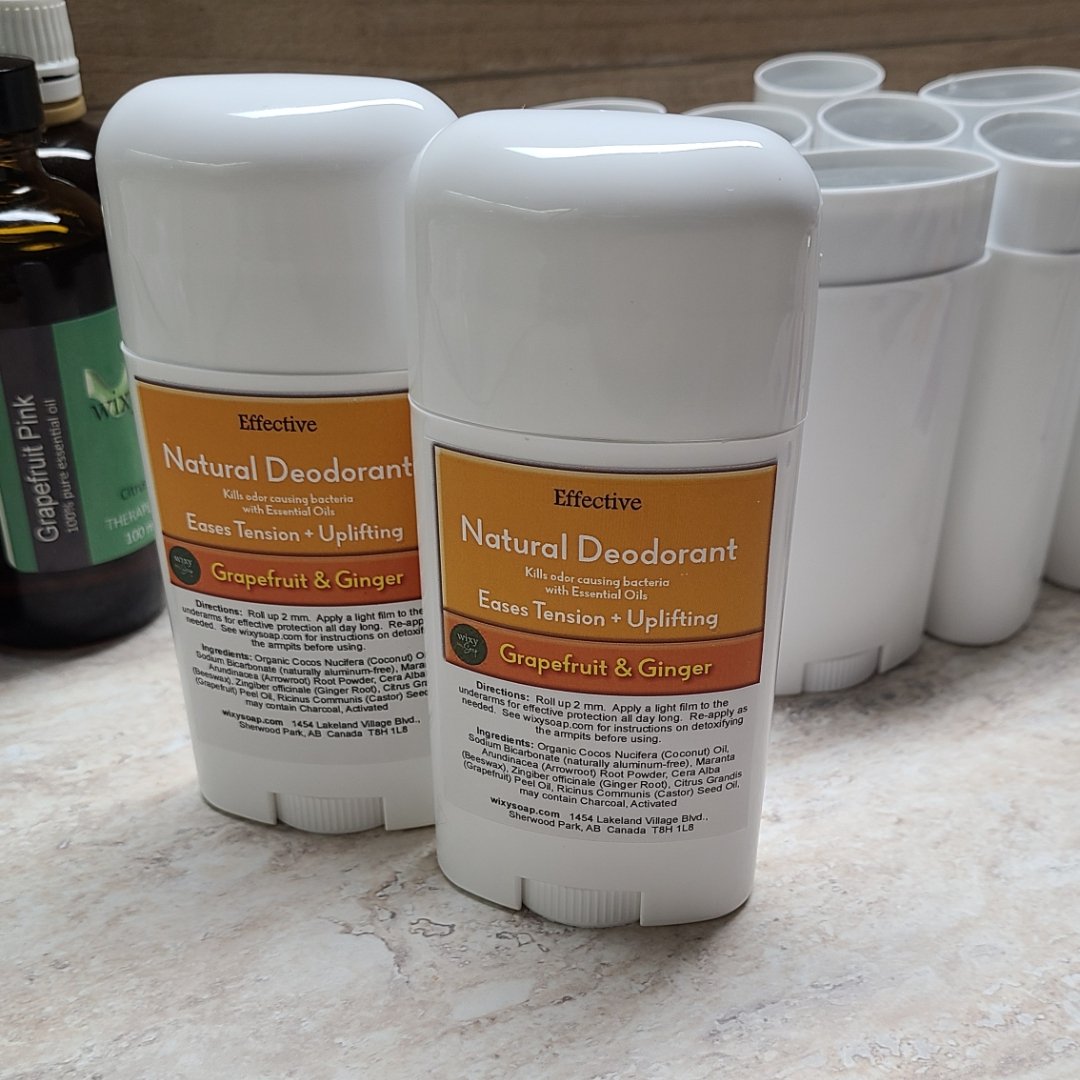 Natural Deodorant Tubes for Men & Women - Aluminum Free, Long Lasting Odor Protection - Perfect for Gym, Travel & Everyday Use