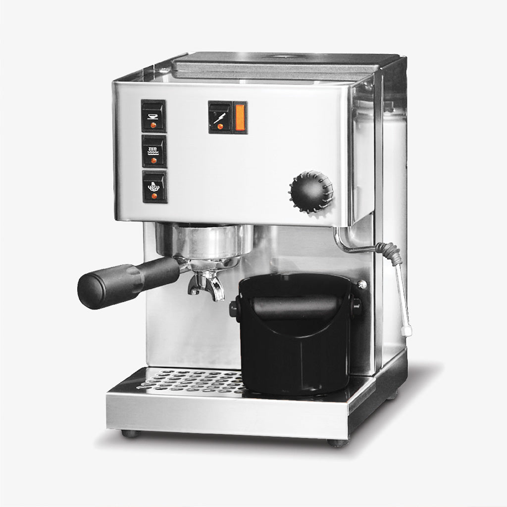 Premium Grindenstein Black Coffee Knock Bin - Durable Stainless Steel Coffee Grounds Container for Espresso Machines - Perfect for Home Baristas & Coffee Shops