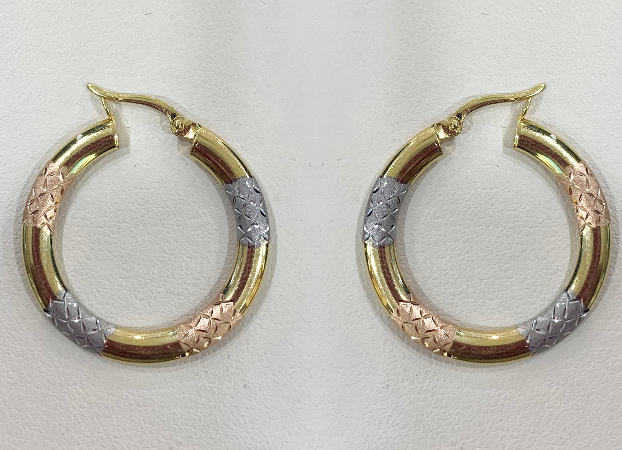 14K Gold Earrings for Women - Elegant Hoop & Stud Earrings Set for Daily Wear, Parties & Gifts