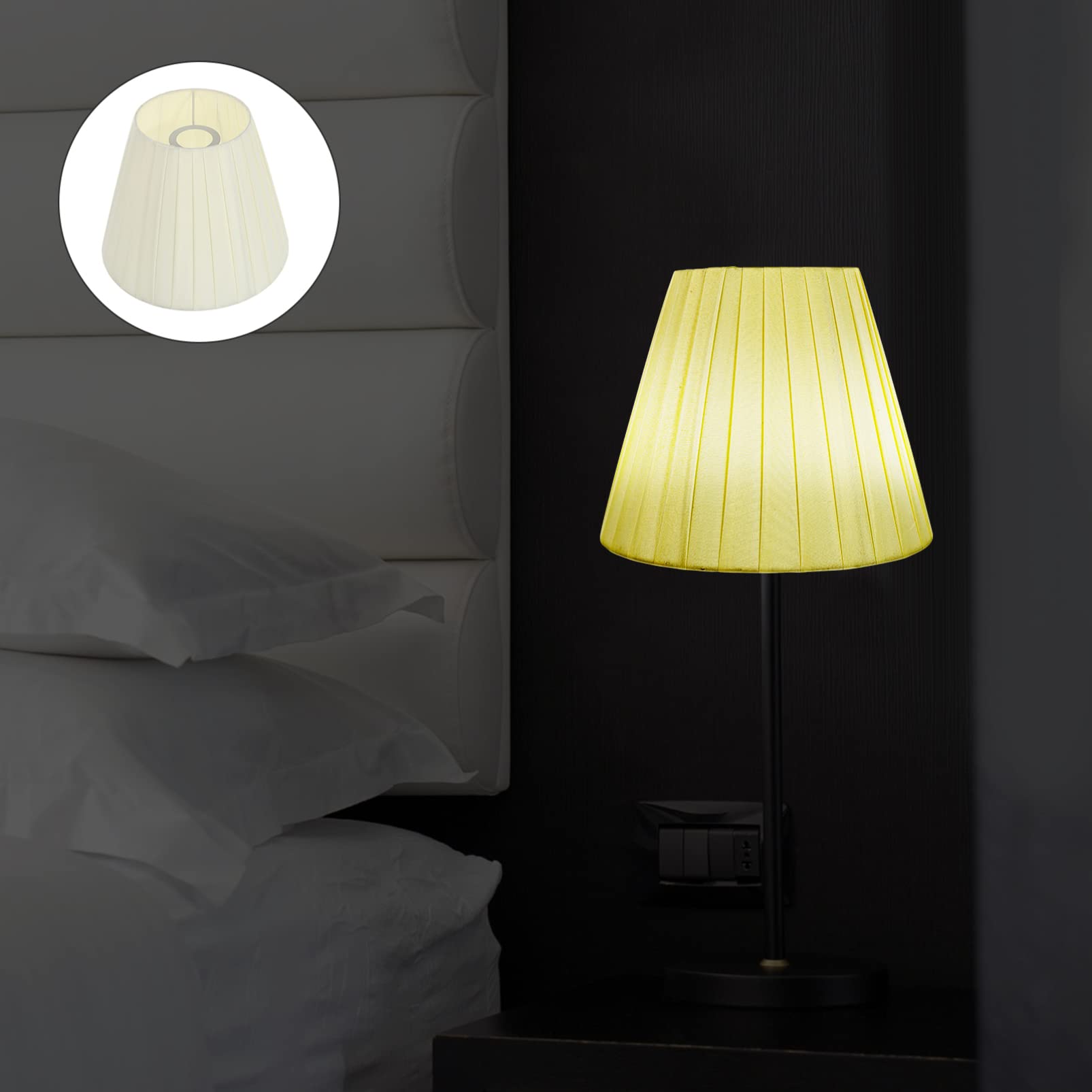 1pc Stylish Lampshade - Modern Light Accessory for Table & Desk Lamps - Home Decor Lighting Upgrade for Bedroom, Living Room & Office Spaces