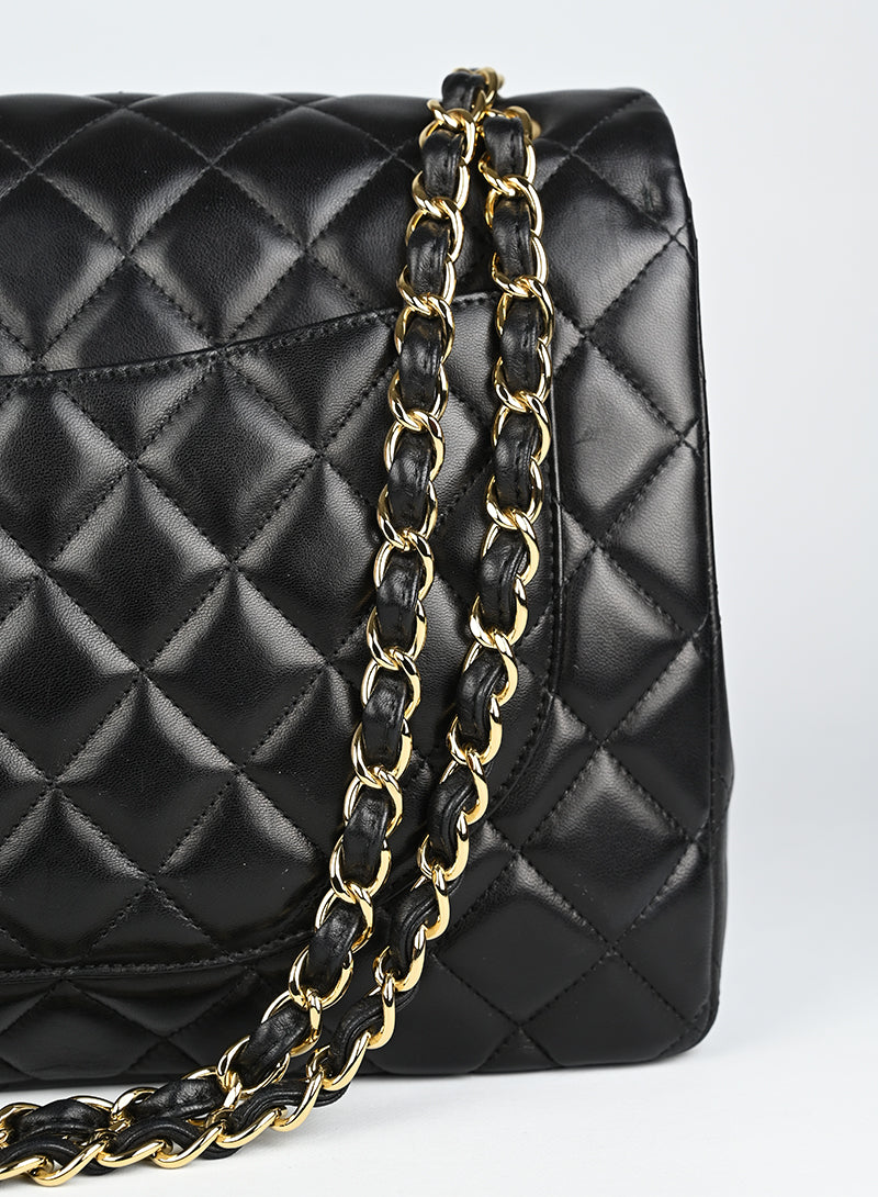 Chanel Timeless Jumbo Black Leather Handbag - Luxury Designer Tote Bag for Women, Perfect for Work, Travel & Evening Events