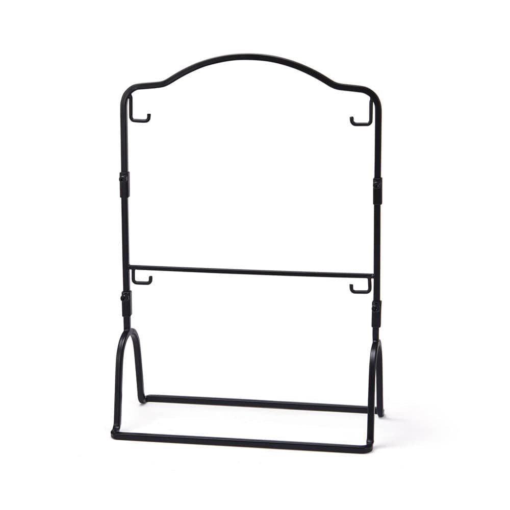 2-Tier Storage Basket Organizer - Foldable Metal Wire Grid Basket for Home, Office, and Kitchen Organization - Perfect for Pantry Shelves, Closet Storage, and Bathroom Essentials
