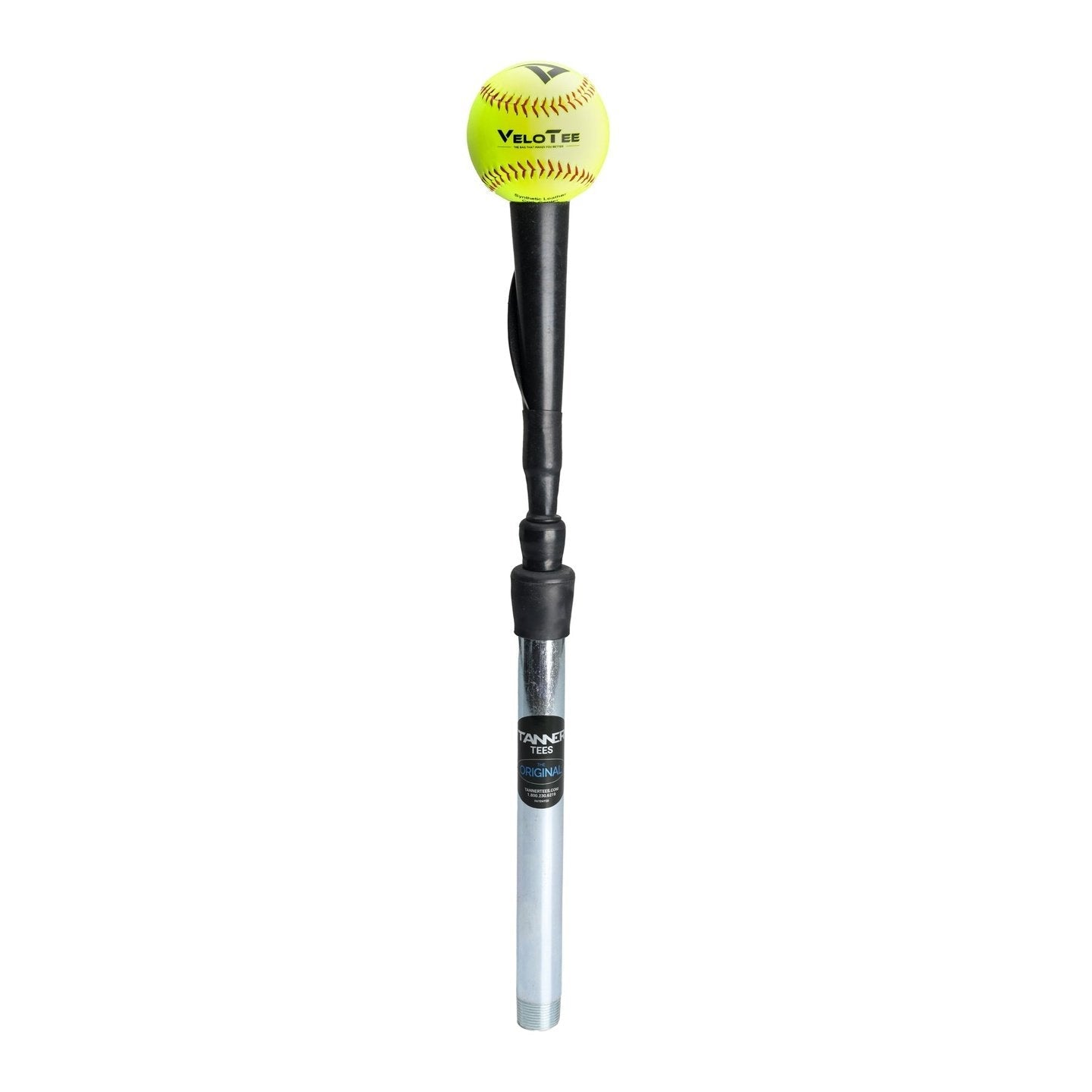 VeloTee 2.0 Pro Baseball & Softball Training Bag Bundle with Tanner Tee - Premium Batting Practice Equipment for Baseball Players & Coaches - Perfect for Field Training, Batting Cages & Team Practices