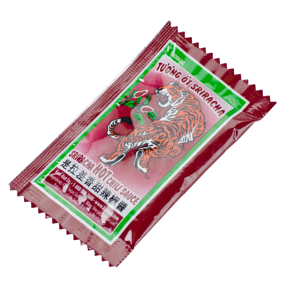 TableTop King Sriracha Hot Chili Sauce - 9 Gram Portion Packets (200/Case) | Perfect for Restaurants, Catering & Takeout Meals | Spicy Asian Condiment for Pho, Noodles & More