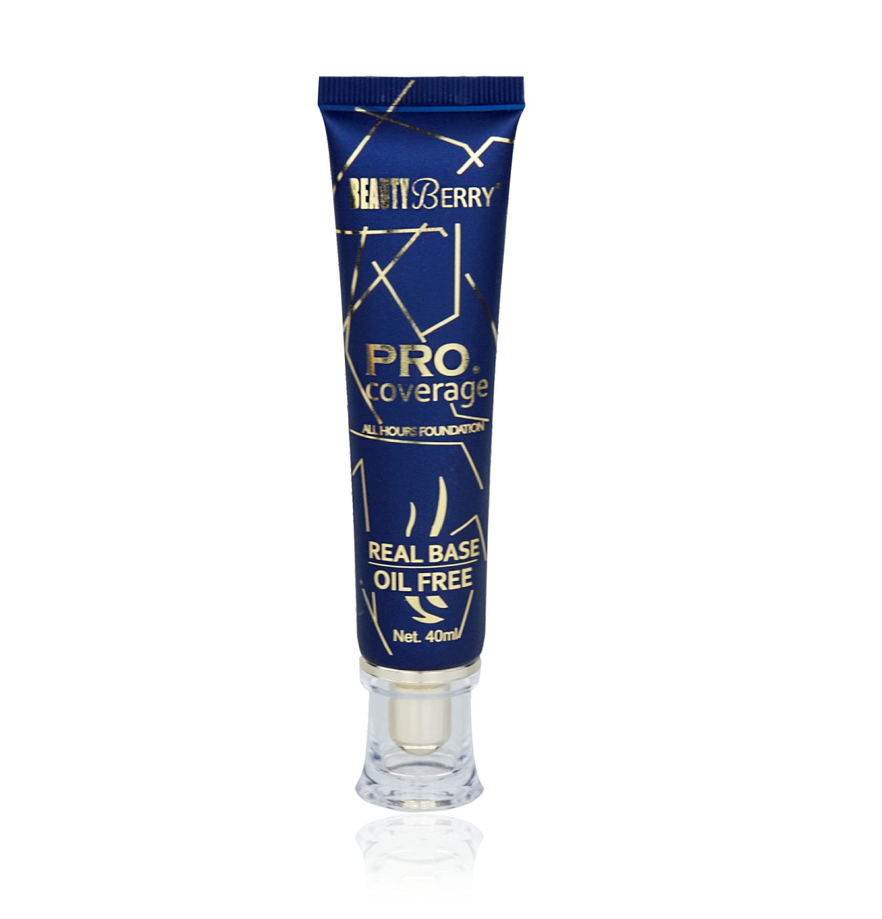 Beauty Berry Pro Coverage All Hours Foundation - Oil-Free, Long-Lasting, Full Coverage Makeup (Pearl) | Perfect for Daily Wear, Special Occasions & Photography