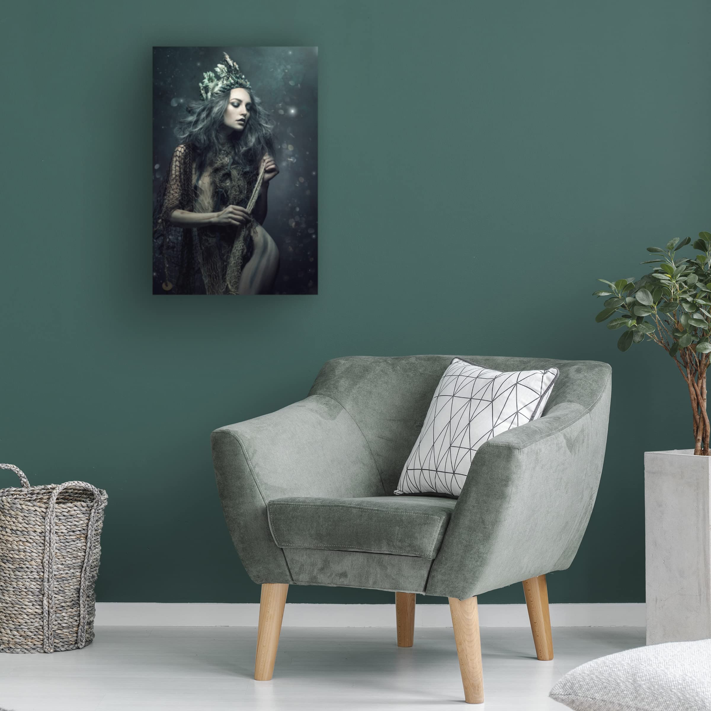 Trademark Fine Art 'Amadahy' Canvas Wall Art Print by Siegart - Nature Inspired Landscape Painting for Living Room, Bedroom & Office Decor