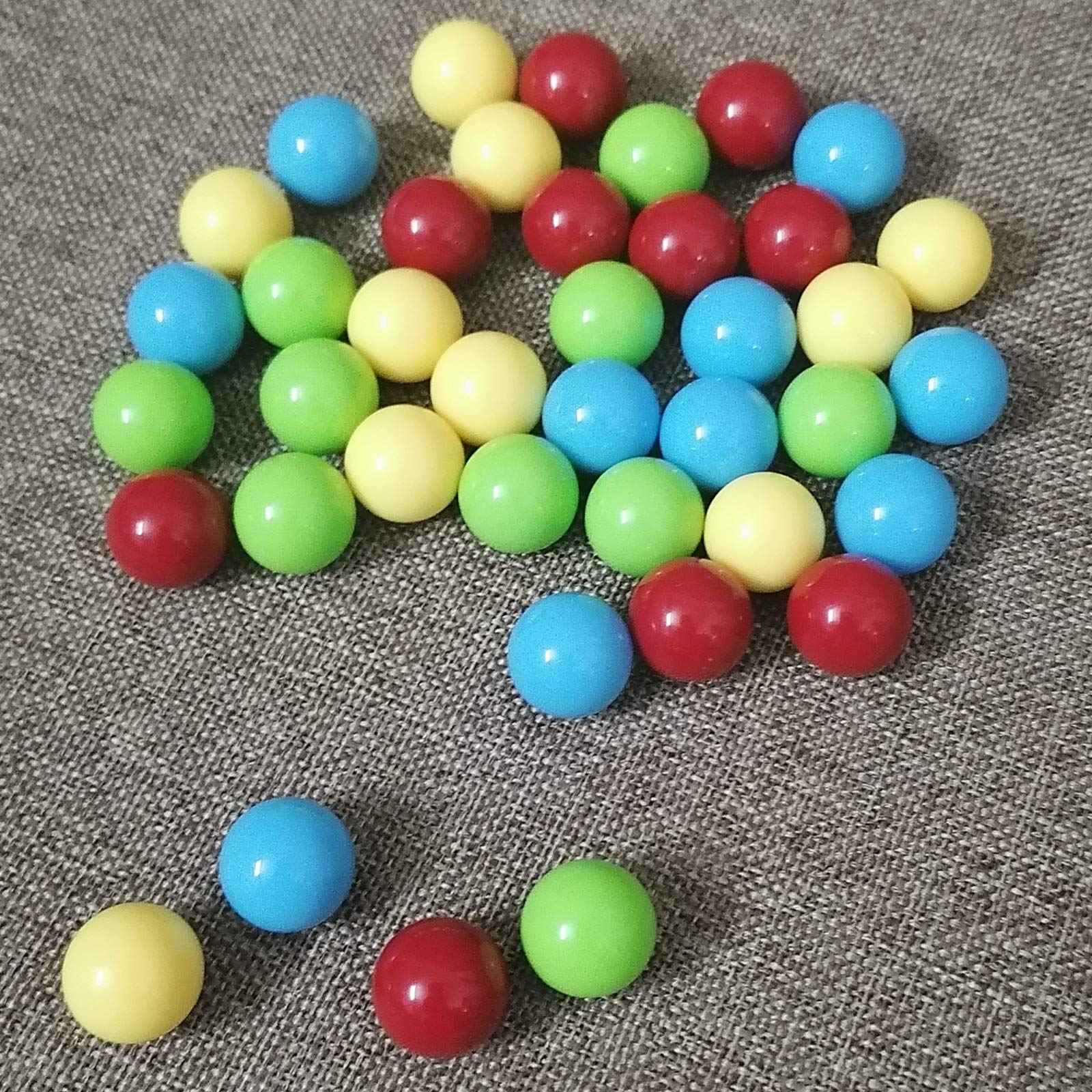 40Pcs Replacement Marble Balls for Hungry Hungry Hippos Game - 4 Color Options - Perfect for Game Night, Kids Party & Family Fun Activities