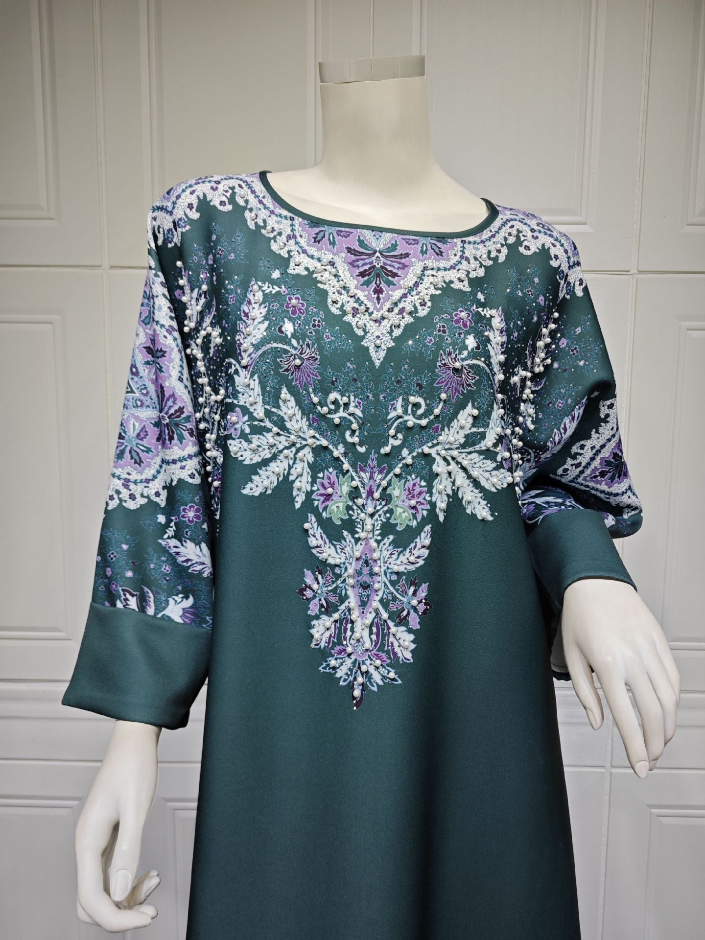 Women's Pullover Print Hot Diamond Dress - Trendy Long Sleeve Casual Sweater for Fall & Winter | Perfect for Office, Date Night & Holiday Parties
