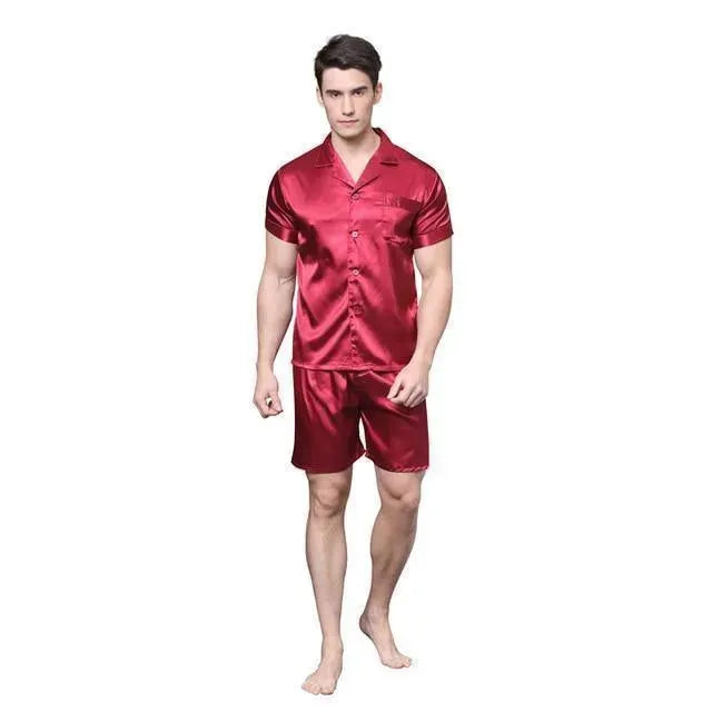 Comfortable Men's Pajama Set - Soft Cotton Sleepwear for Lounge & Nightwear - Perfect for Relaxing at Home, Bedtime & Sleepovers