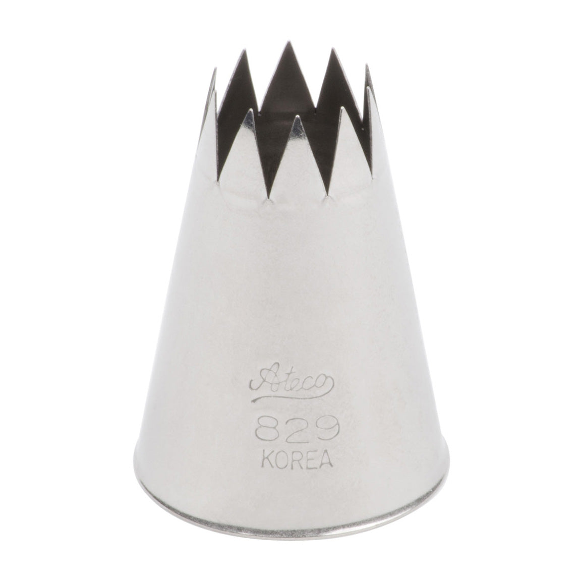 Ateco 829 Stainless Steel Star Pastry Tip #9 - Professional Baking Decorating Nozzle for Cakes, Cupcakes, Cookies & Desserts