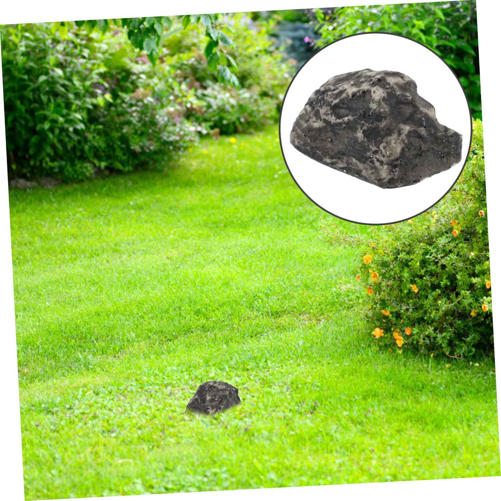NUOBESTY Fake Rock Key Hider - Waterproof Outdoor Key Storage Box with Hidden Compartment - Perfect for Spare Keys, Garden, Yard, and Home Security