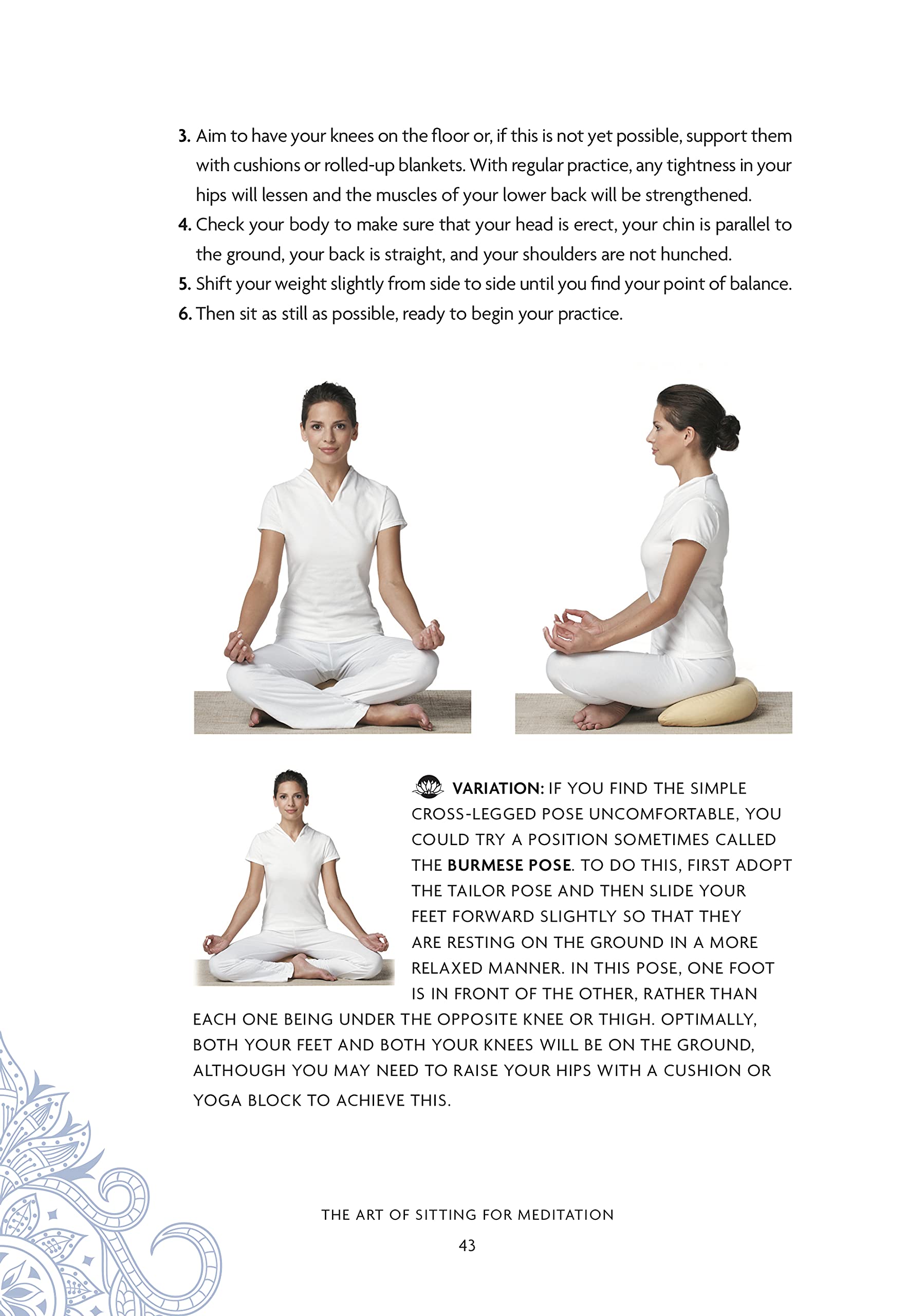 Premium Meditation Cushion for Comfort & Posture - Ergonomic Zafu Pillow for Yoga, Mindfulness & Zen Practice at Home or Studio