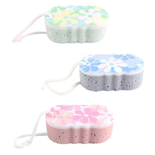 EXCEART Body Scrubber Sponge - Exfoliating Mesh Scrubber for Shower & Bath, Soft Cleaning Sponge for Skin Care (3-Pack) - Perfect for Gentle Exfoliation & Deep Cleansing at Home or Travel