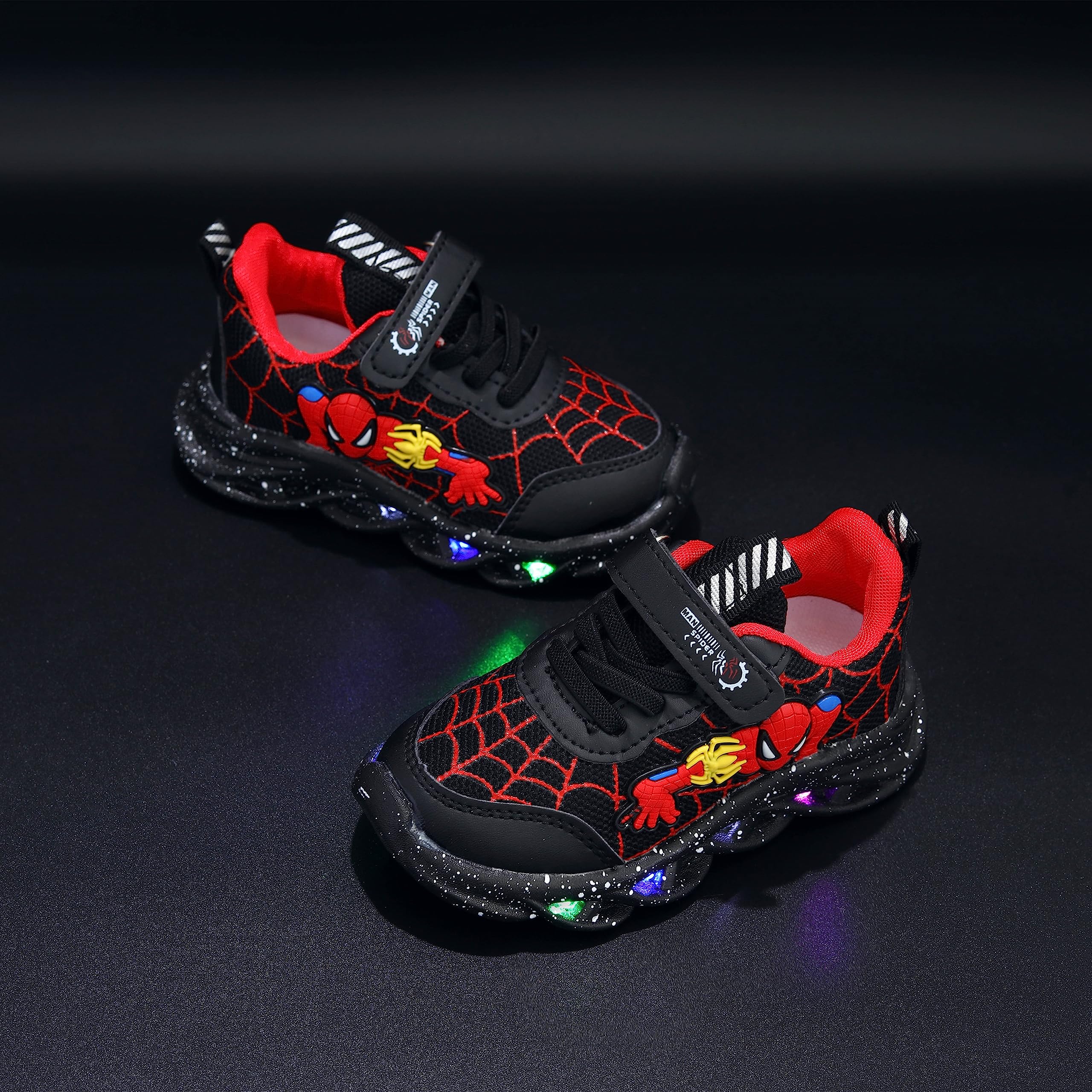 Glow in the Dark LED Light Up Sneakers for Men Women - Comfortable Running Shoes with Breathable Mesh for Jogging, Walking, Night Running & Outdoor Activities