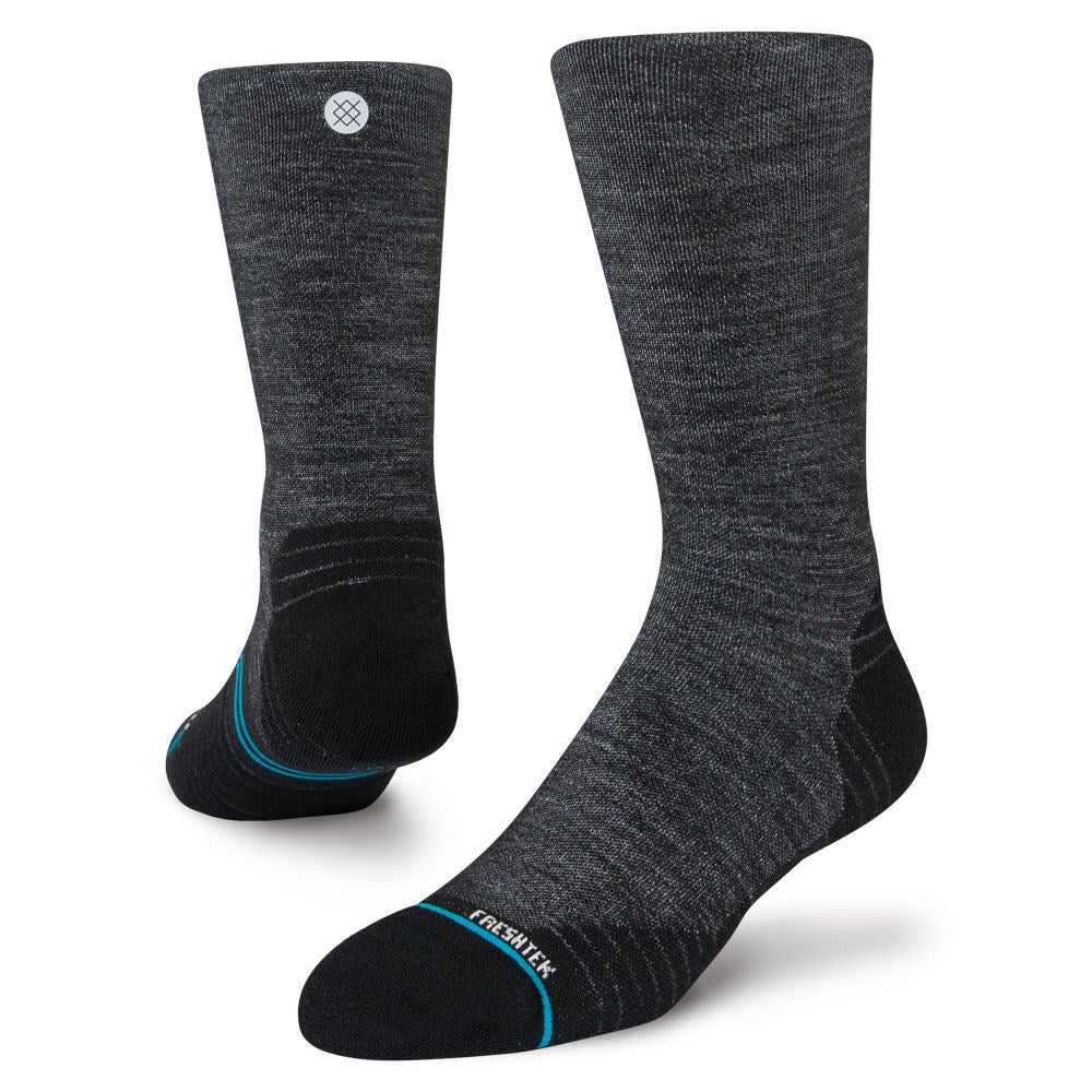 Stance Run Light Crew Socks for Men & Women - Breathable Running Socks with Arch Support (Black) - Perfect for Jogging, Gym Workouts & Daily Wear