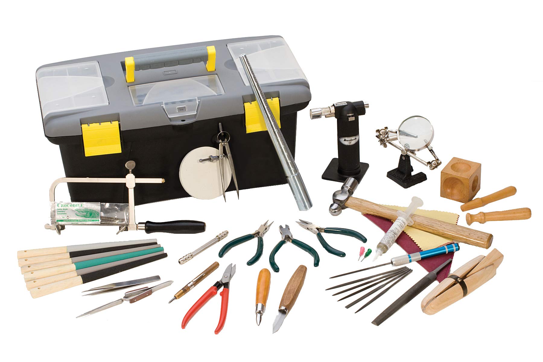 Professional 27-Piece Jewelers Hand Tool Set for Jewelry Making, Repair & Crafting - Perfect for DIY, Watch Repair & Gemstone Setting
