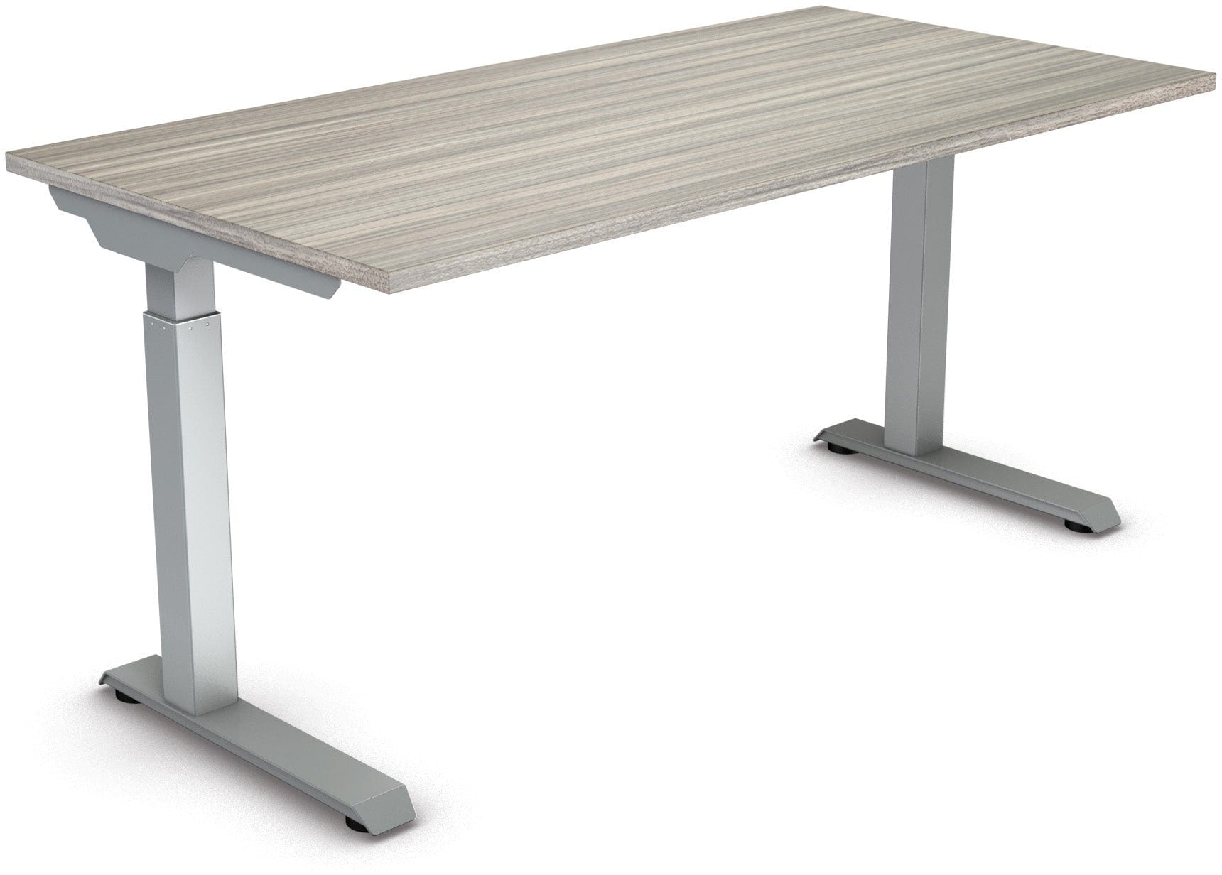 Office Star Ascend II Electric Height Adjustable Sit Stand Desk [A222460SVS] - Perfect for Home Office, Gaming & Workspace Ergonomics
