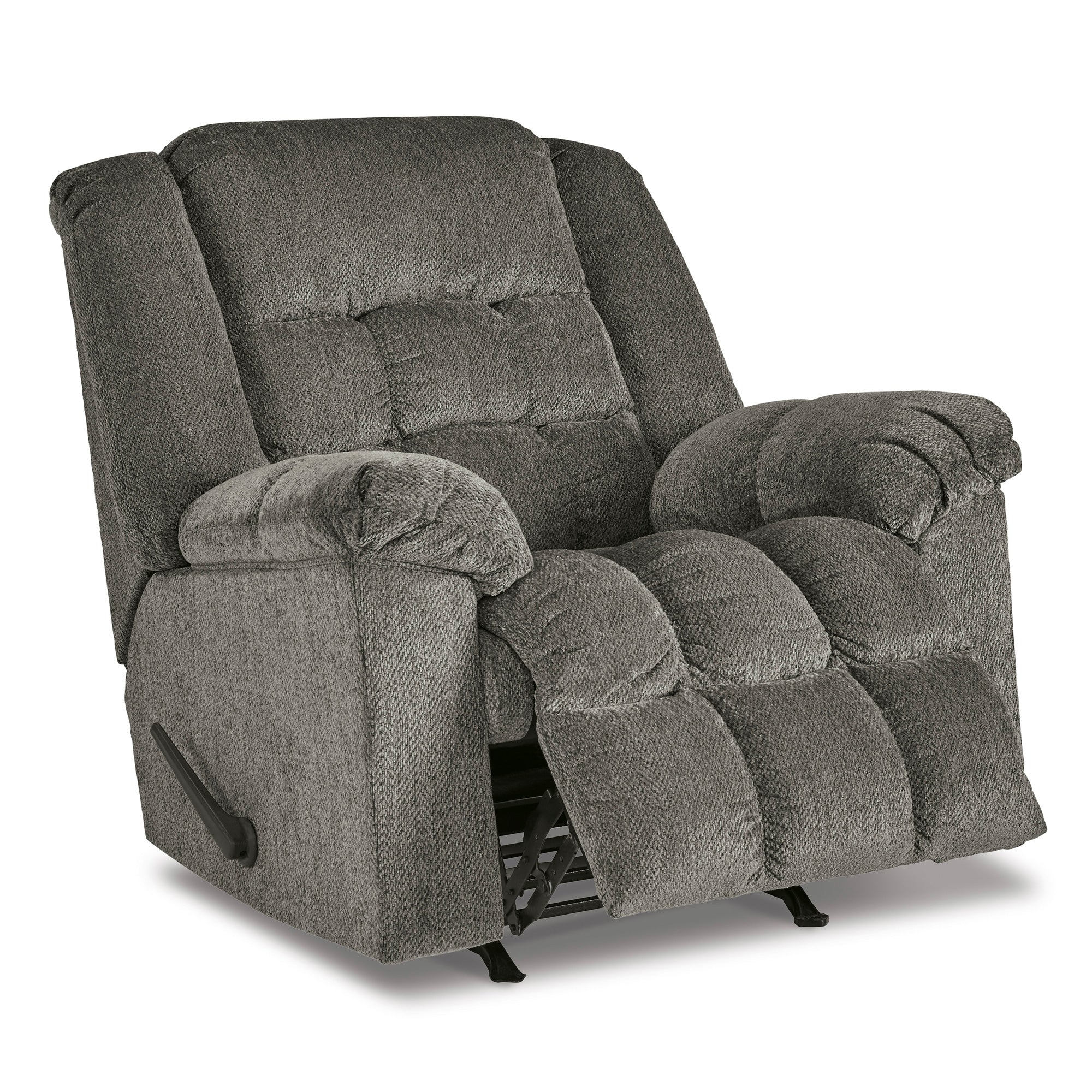 Kegler Rocker Recliner Chair - Comfortable Swivel Glider Rocking Chair with Padded Cushions for Living Room, Nursery, or Bedroom - Perfect for Relaxing, Nursing, and Reading