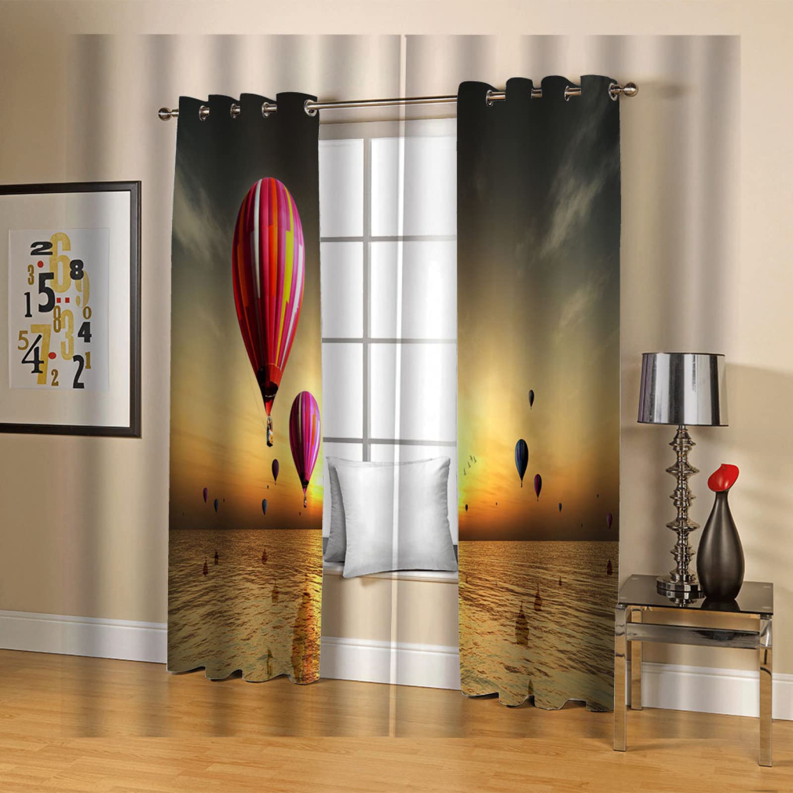 Blackout Curtains for Bedroom - 52x84 Inch Thermal Insulated Window Drapes, Triple Weave Noise Reducing Panels (2 Pack) - Perfect for Nursery, Studio, Hotel & Home Theater Light Blocking
