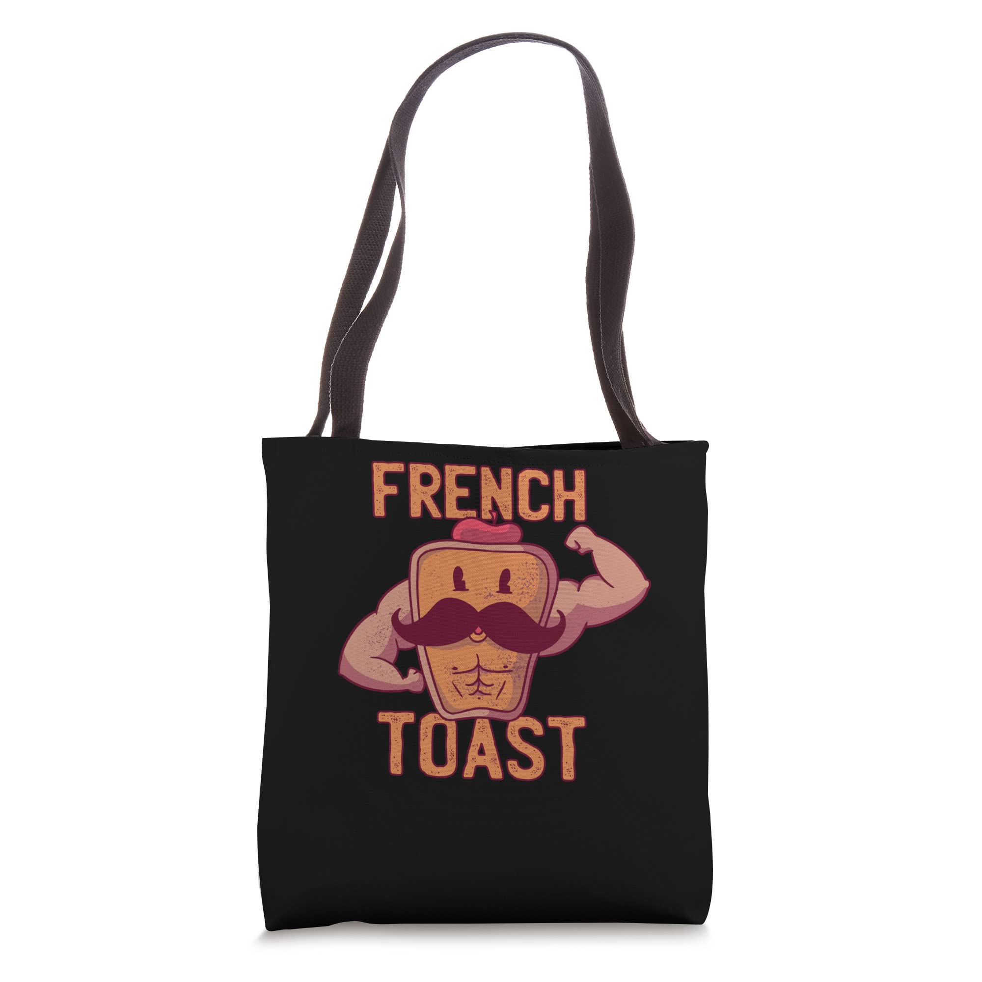 French Toast Tote Bag - Funny Breakfast Bread Design for Women & Men - Perfect for Grocery Shopping, Beach Trips, and Daily Use