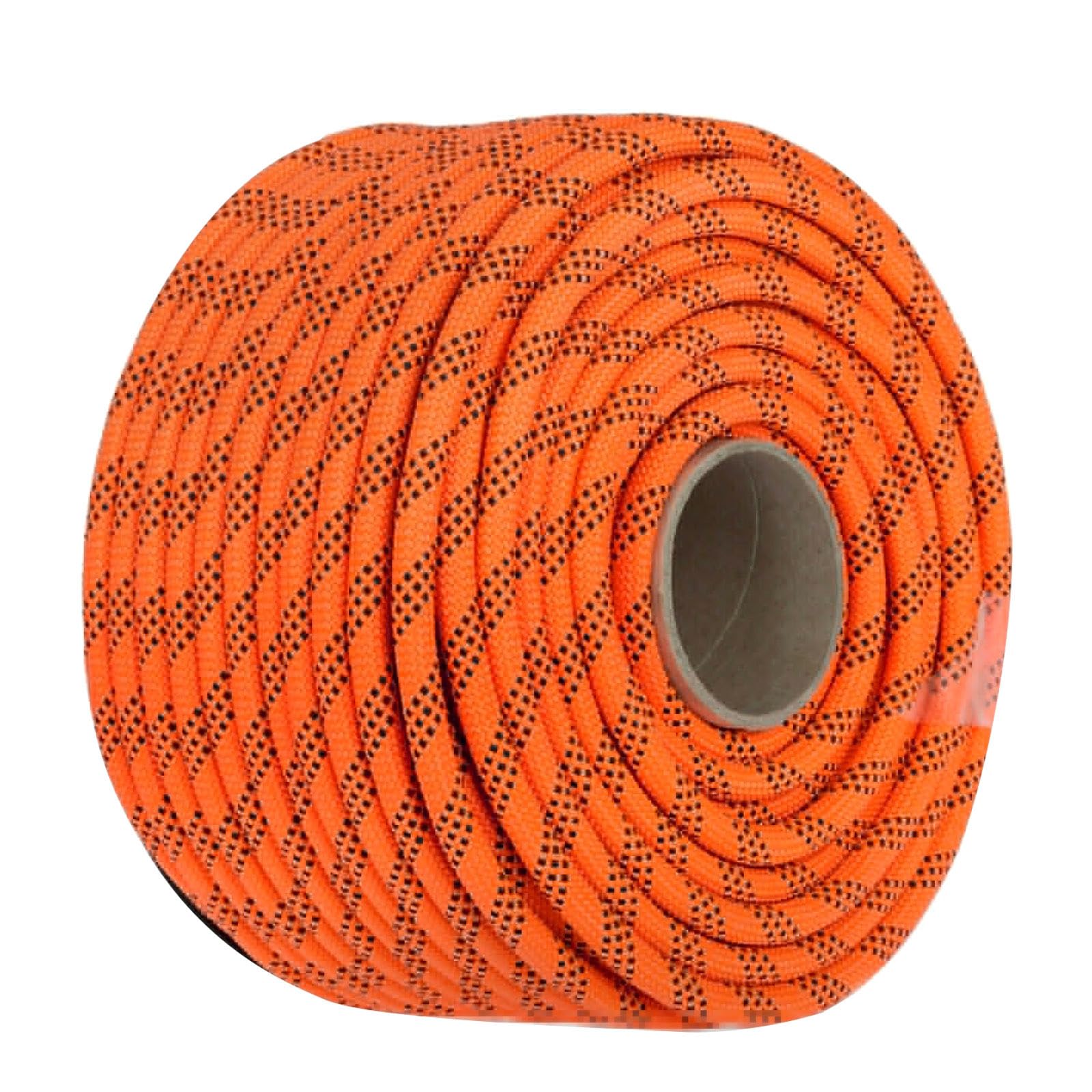 Lucky Monet 5/8 Inch x 100 Feet Arborist Bull Rope - 8200 LB High Strength Double Braid Polyester Rope for Tree Climbing, Felling, Rigging | Durable Outdoor Rope for Hiking, Camping, Rock Climbing & Survival Gear (Orange)