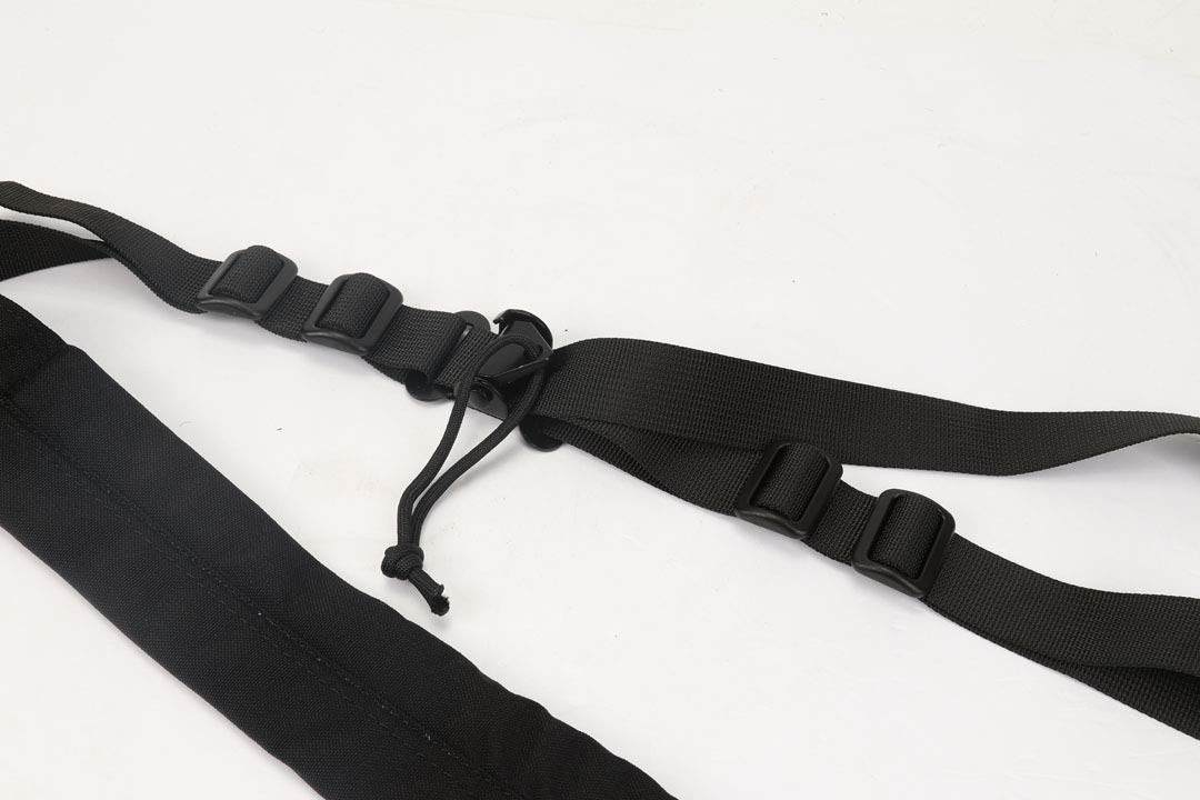 Padded 2-Point Rifle Sling with HK Hook - Adjustable for Hunting & Outdoor Sports