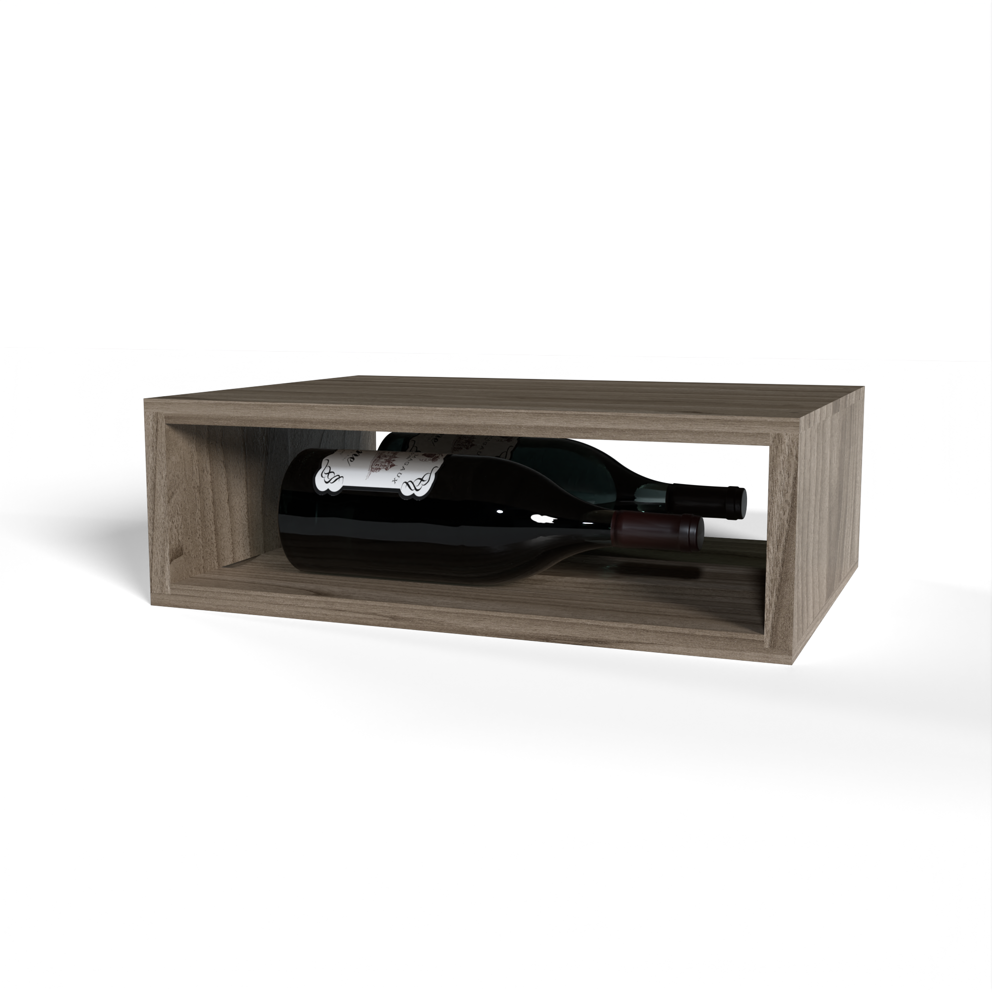 GrandCellar™ 4-Column Horizontal Wine Rack for Magnum Bottles - Holds 6 Bottles | Perfect for Wine Cellars, Bars & Home Storage