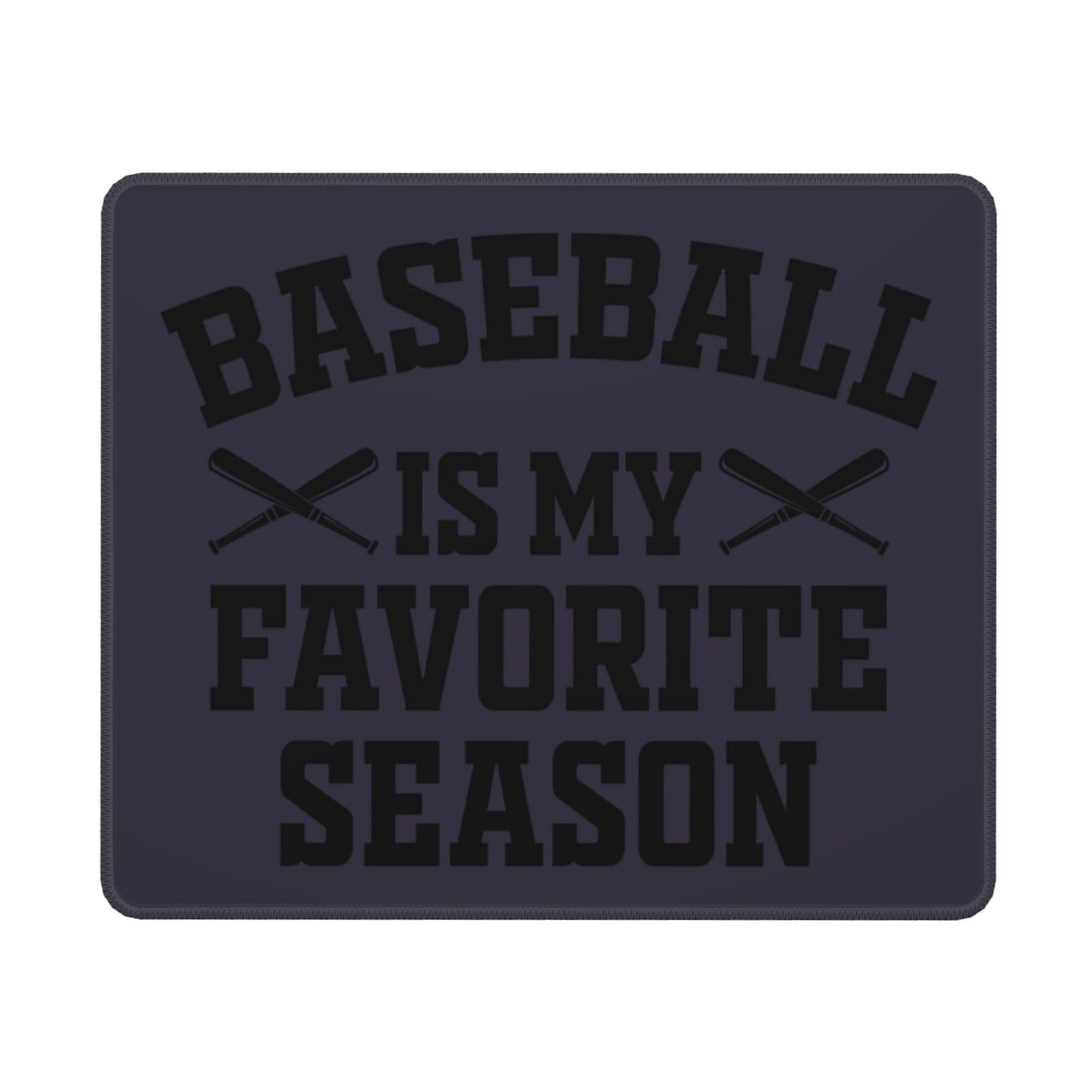SIYTUAU Baseball Themed Mouse Pad - Waterproof, Non-Slip Rubber Gaming Mousepad (10x12 inches) for Office, Laptop & PC Use - Perfect for Baseball Fans, Gamers & Workstations