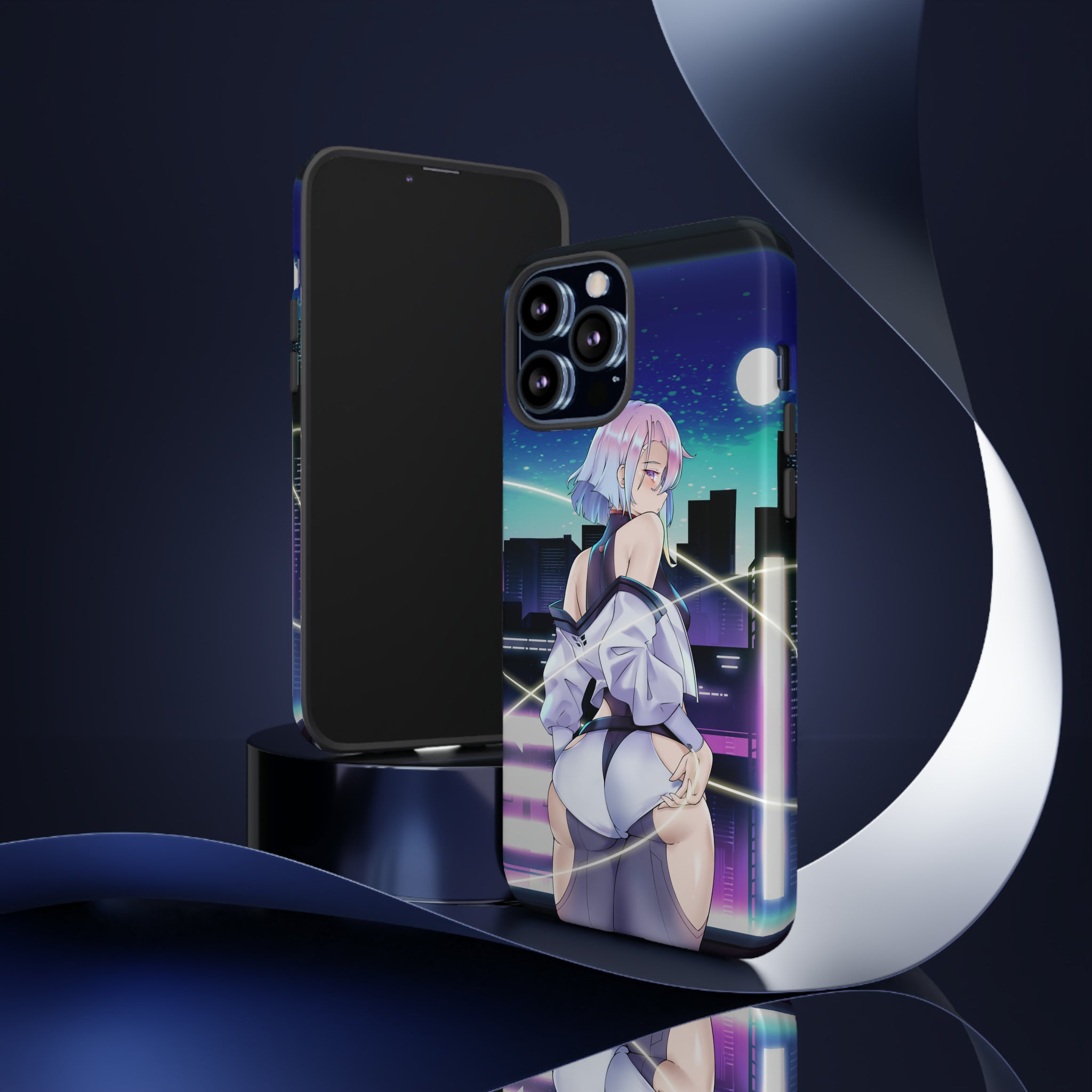 LUCY KUSHINADA Anime Phone Case for iPhone 15 14 13 12 Pro Max - Cute Japanese Cartoon Character Shockproof Protective Cover - Perfect for Anime Fans, Cosplay, and Daily Use