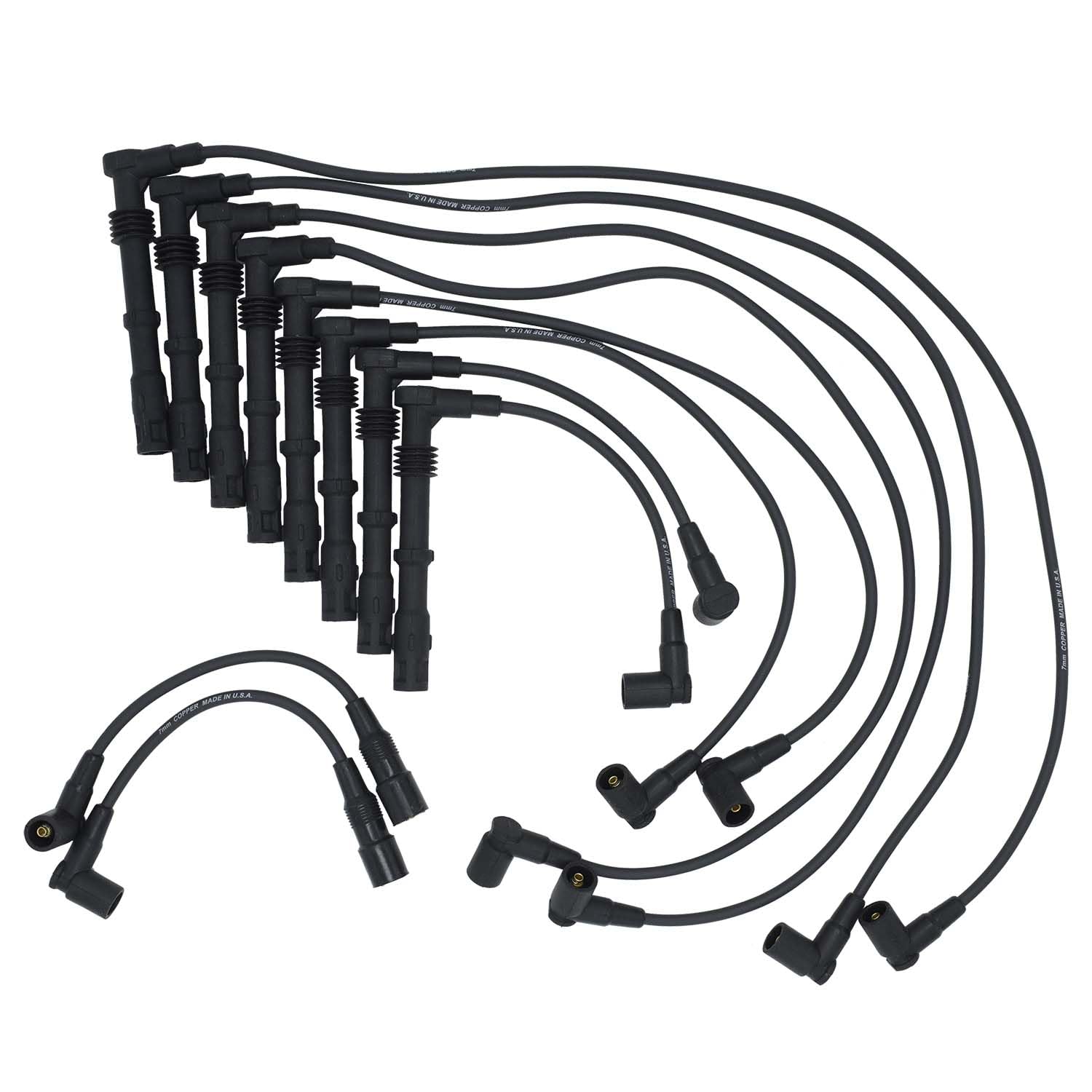 Walker Products ThunderCore PRO Premium Spark Plug Wire Set 924-1389 - High Performance Ignition Wires for Ford, Chevy, Dodge - Perfect for Racing, Off-Road & Engine Upgrades