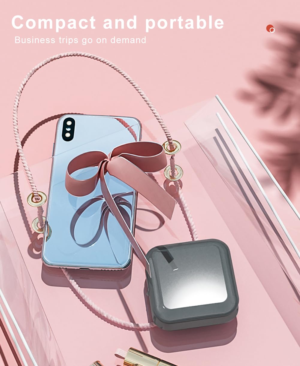 Portable Ultrasonic Contact Lens Cleaner Machine with USB Charger & LED Light - Compact Travel-Friendly Lens Case for Daily Use | Perfect for Travel, Home, and Office Use
