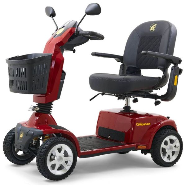 Golden Technologies Companion 4 Wheel Bariatric Mobility Scooter GC440 - Heavy Duty Electric Scooter for Adults & Seniors with 500 lbs Capacity - Ideal for Indoor & Outdoor Use, Shopping, Travel & Daily Mobility
