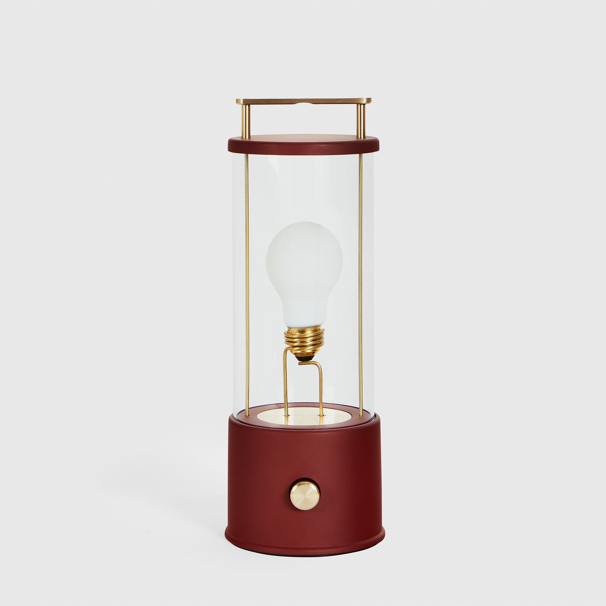 The Muse Portable Lamp in Pomona Red - Set of 2 | Modern Table & Nightstand Lighting for Bedroom, Living Room & Office | Battery-Powered LED Desk Lamp for Home Decor