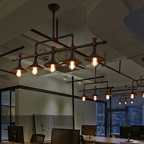 Vintage Industrial Pipe Chandelier - 51.2